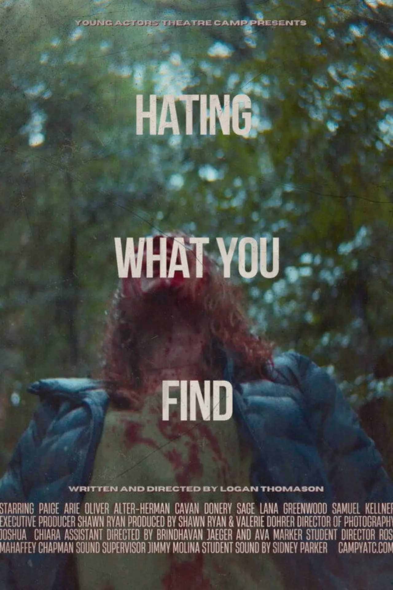Movie poster "Hating What You Find"