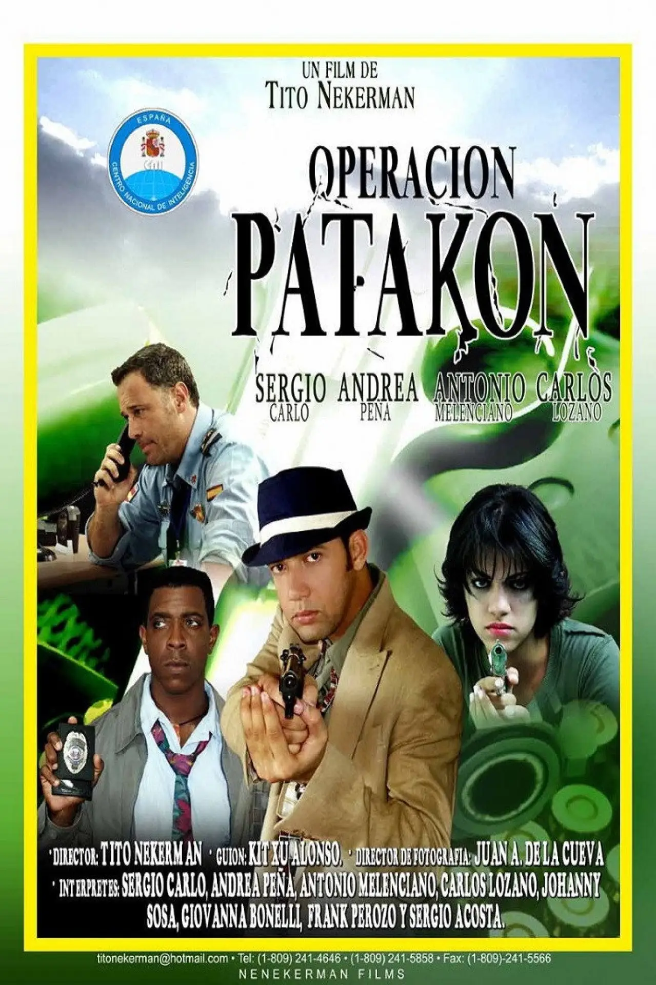 Movie poster "Operación Patakón"