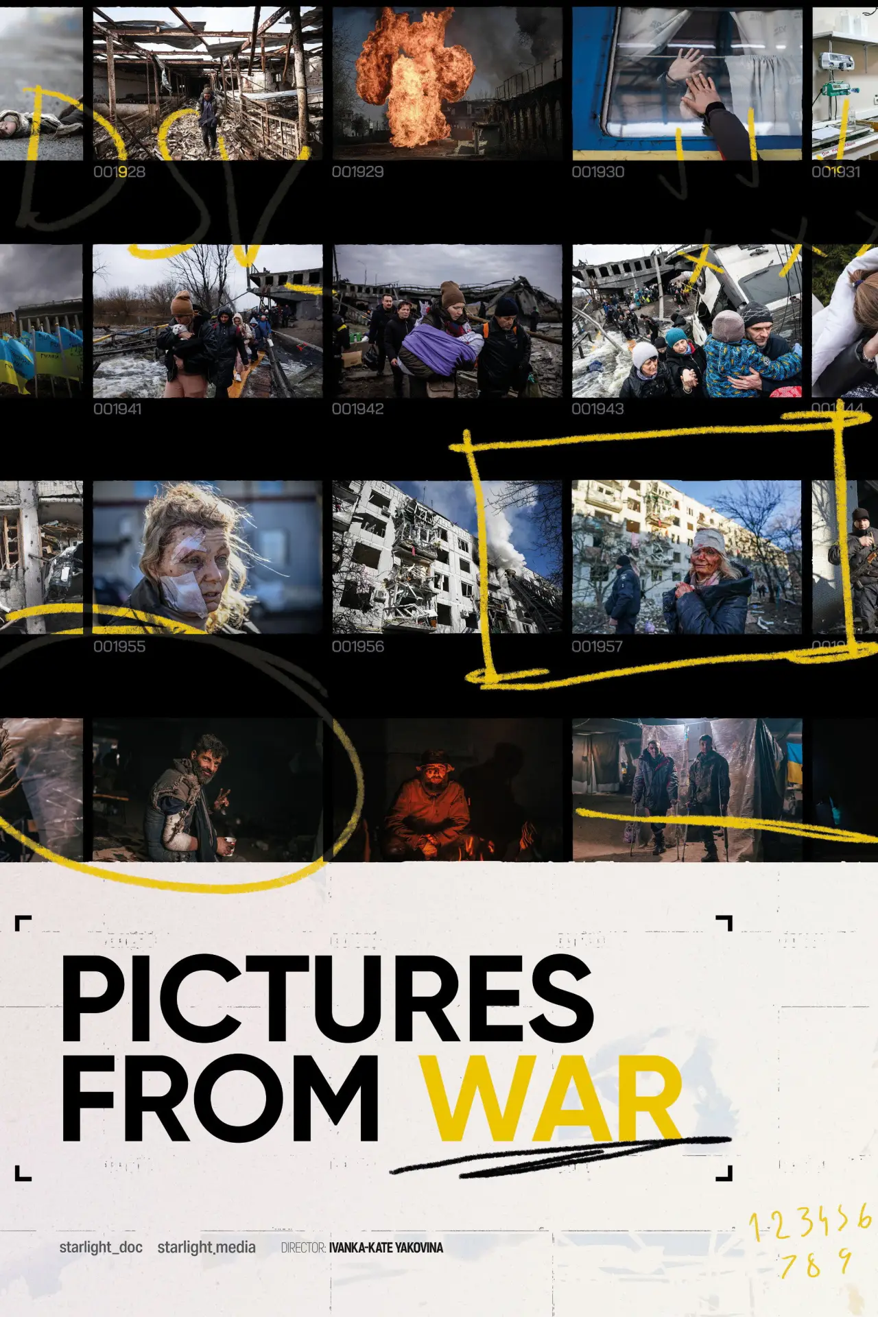 Movie poster "Pictures from War"