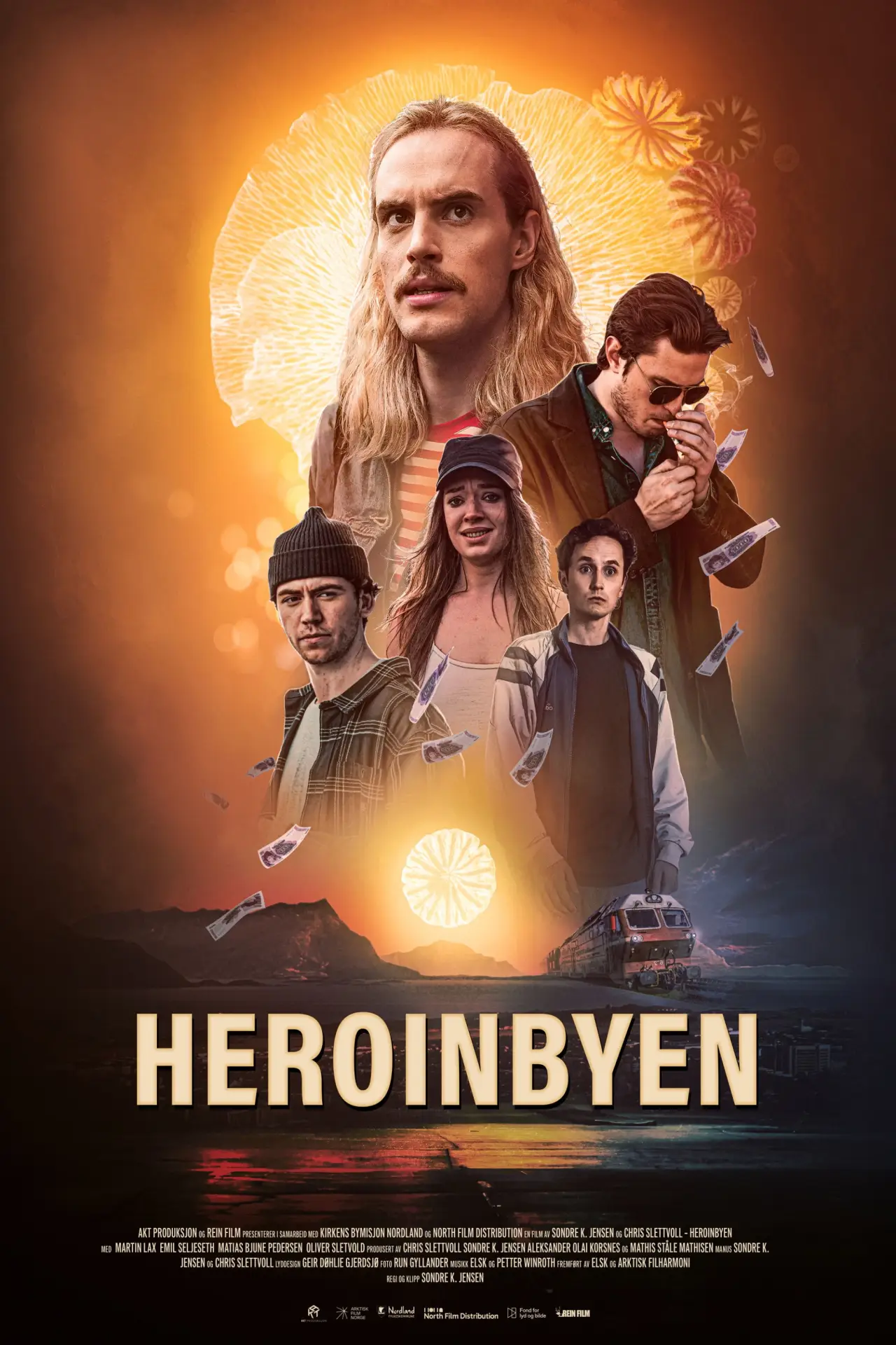 Movie poster "Heroinbyen"