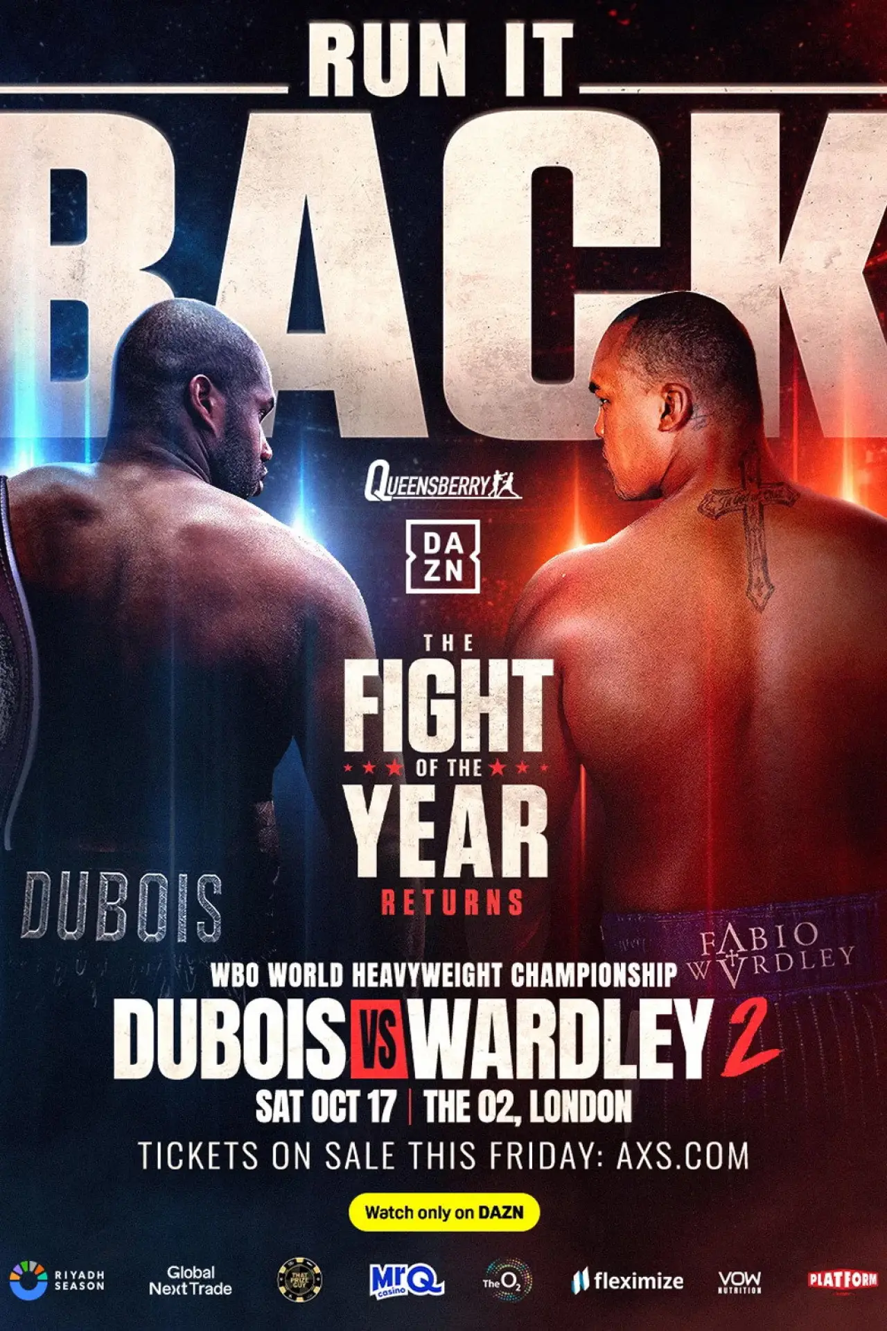 Movie poster "Daniel Dubois vs. Fabio Wardley II"