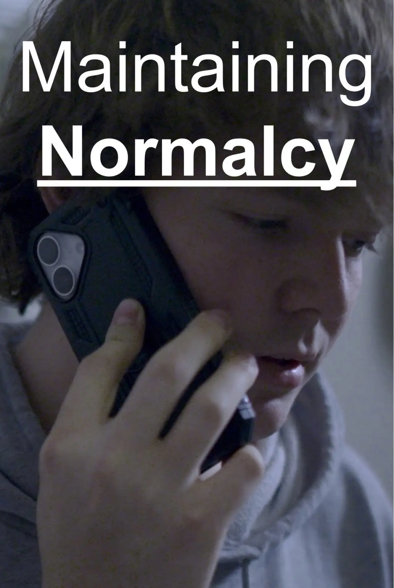 Movie poster "Maintaining Normalcy"