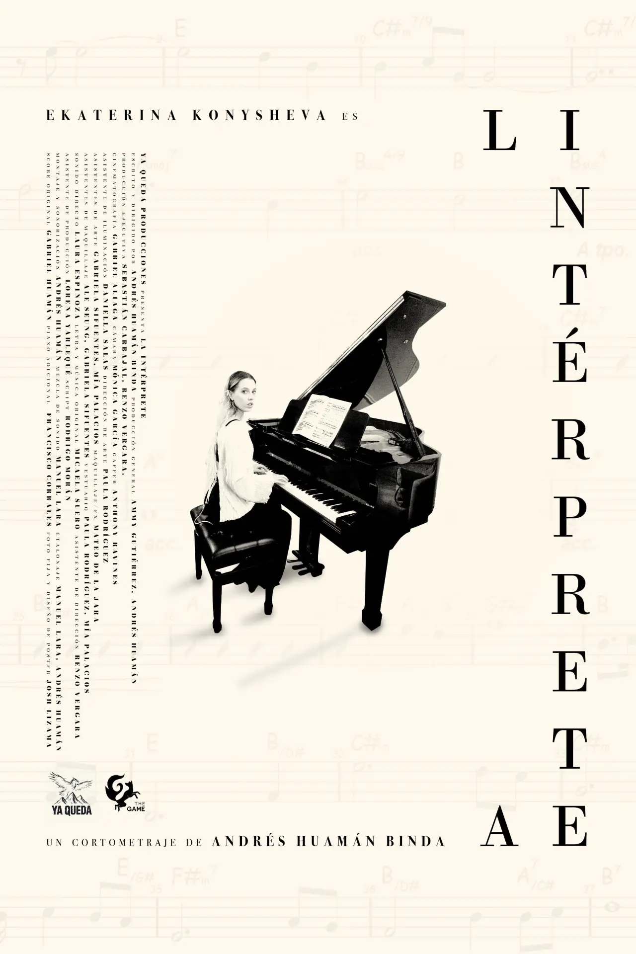 Movie poster "La Intérprete"