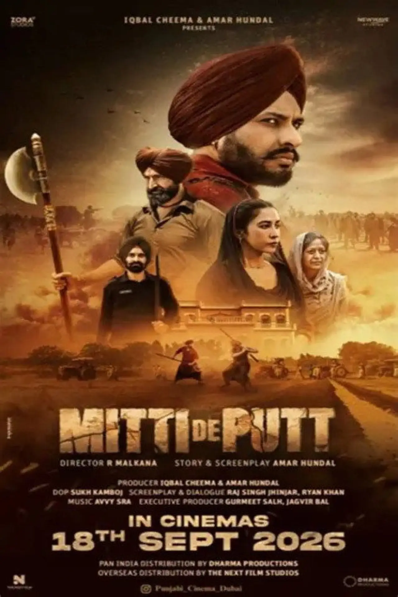 Movie poster "Mitti De Putt"