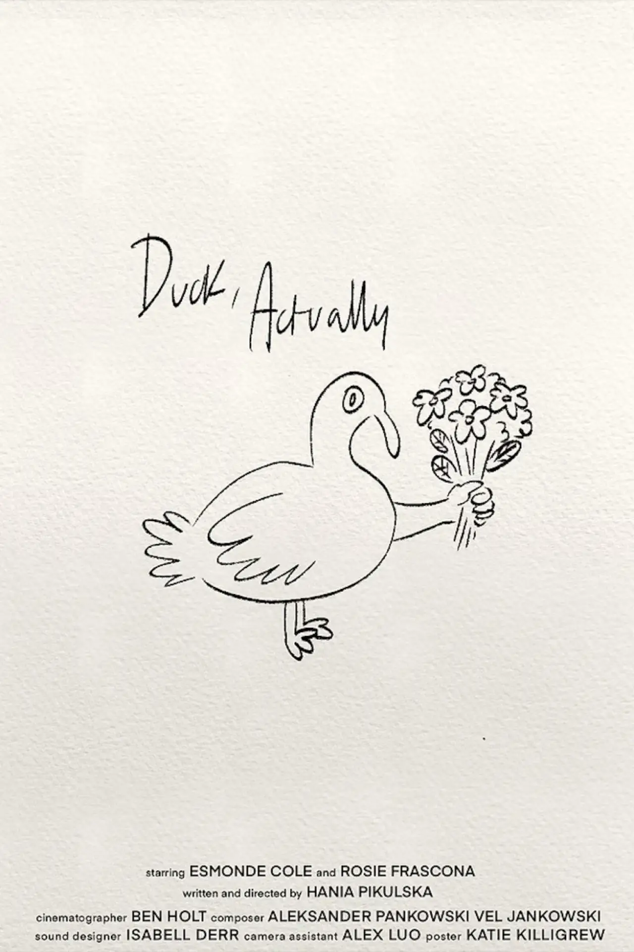 Movie poster "Duck, Actually"