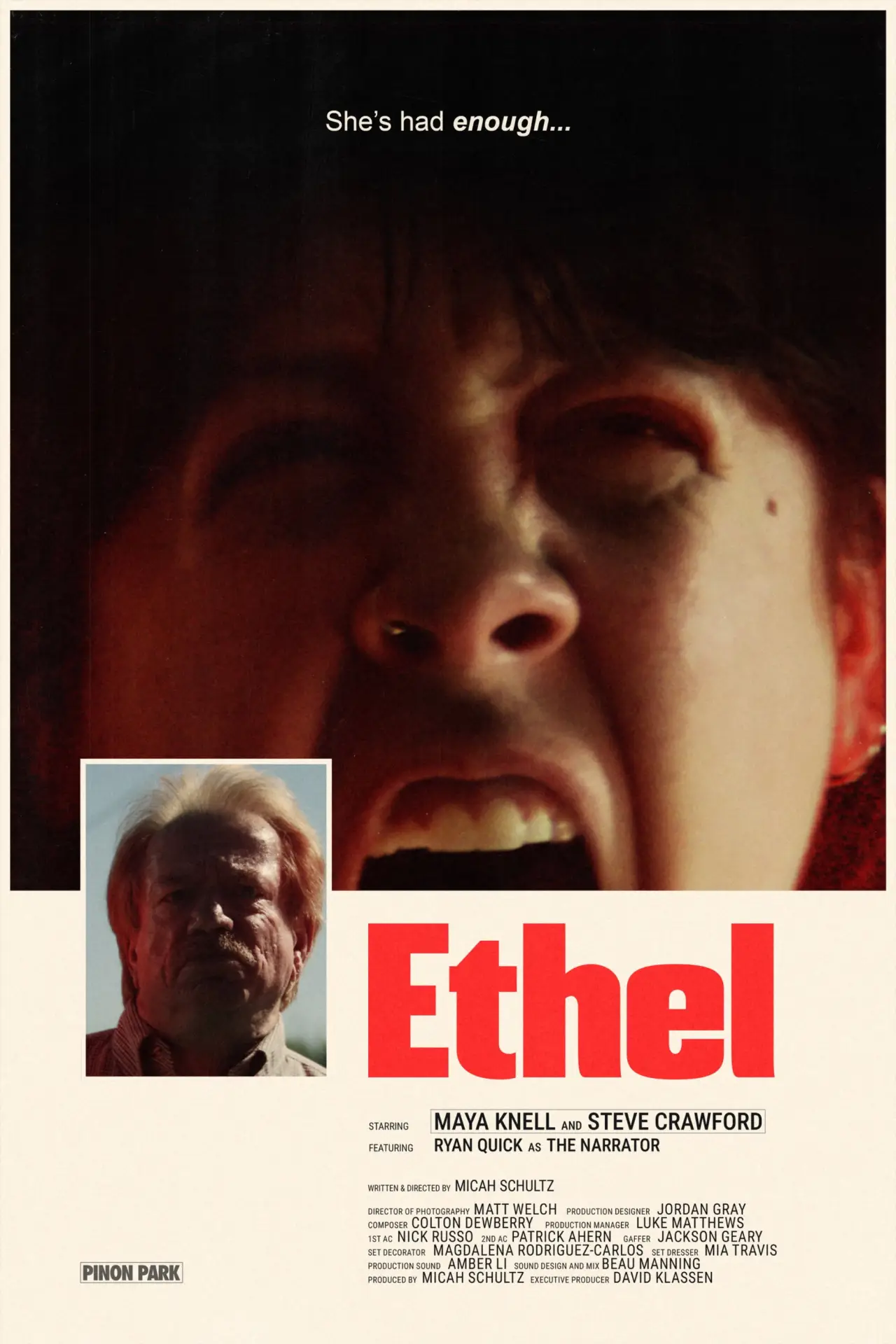 Movie poster "Ethel"