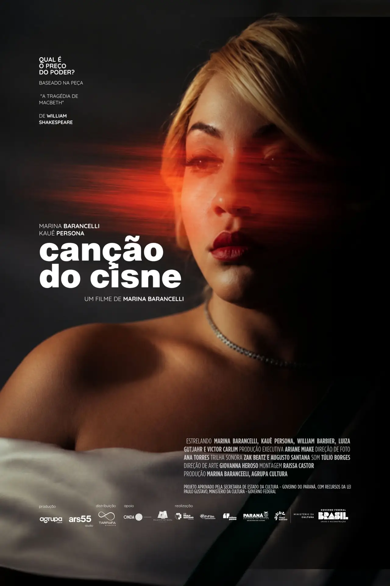 Movie poster "Canção do Cisne"
