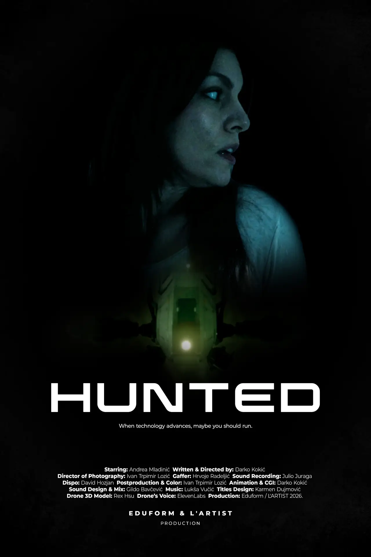 Movie poster "Hunted"
