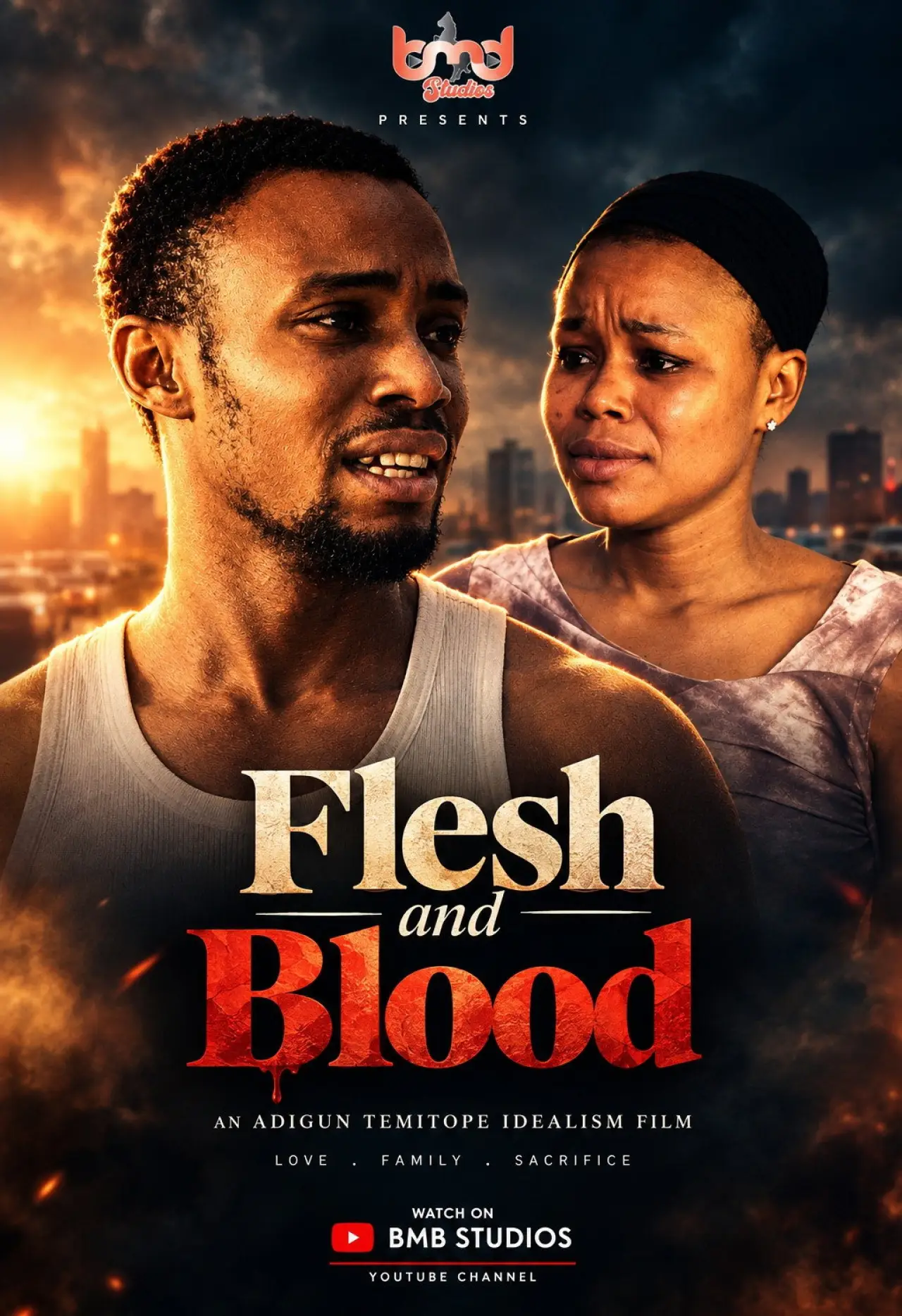 Movie poster "Flesh and Blood"