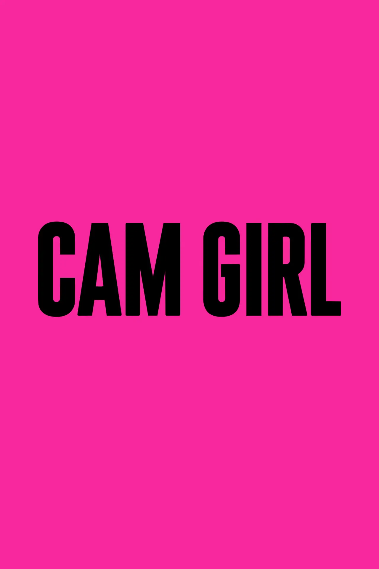 Movie poster "Cam Girl"
