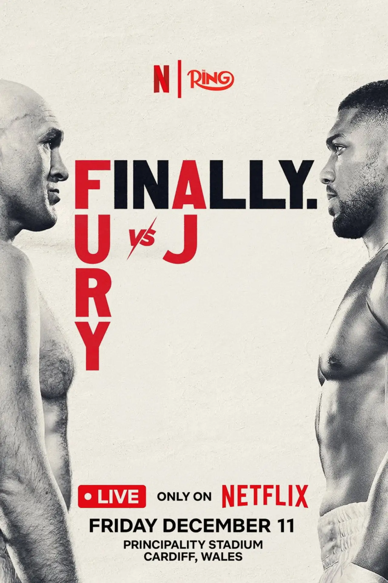 Movie poster "Tyson Fury vs. Anthony Joshua"