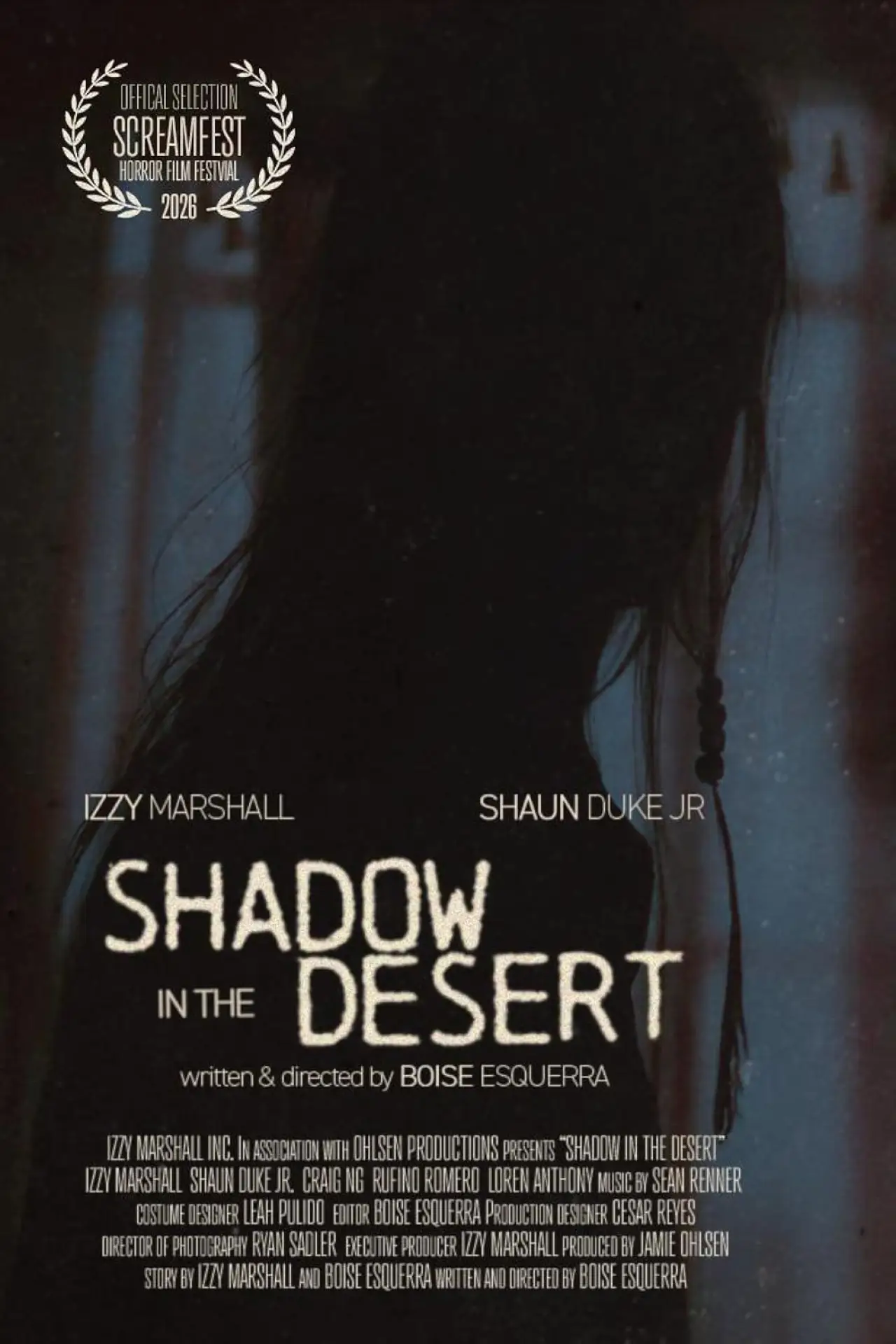 Movie poster "Shadow in the Desert"