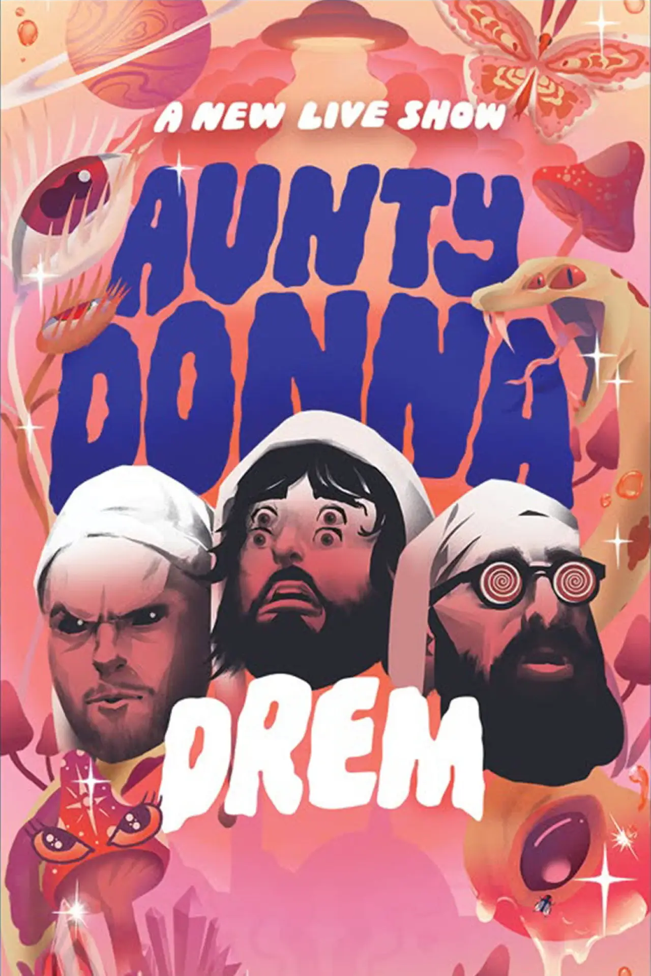 Movie poster "Aunty Donna: Drem"