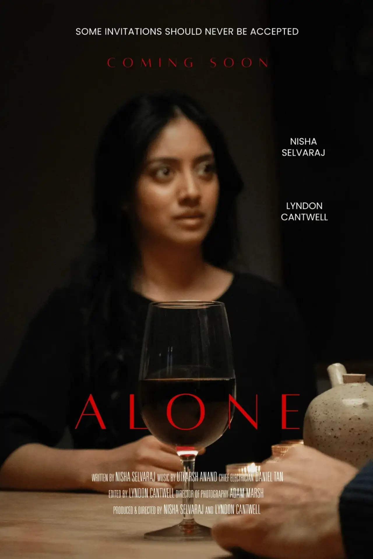 Movie poster "Alone"
