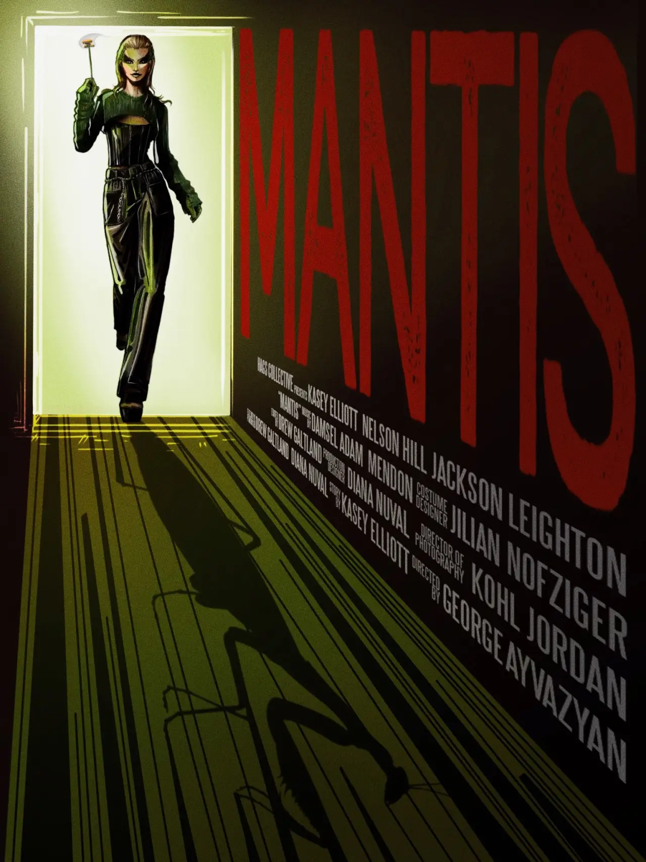 Movie poster "Mantis"