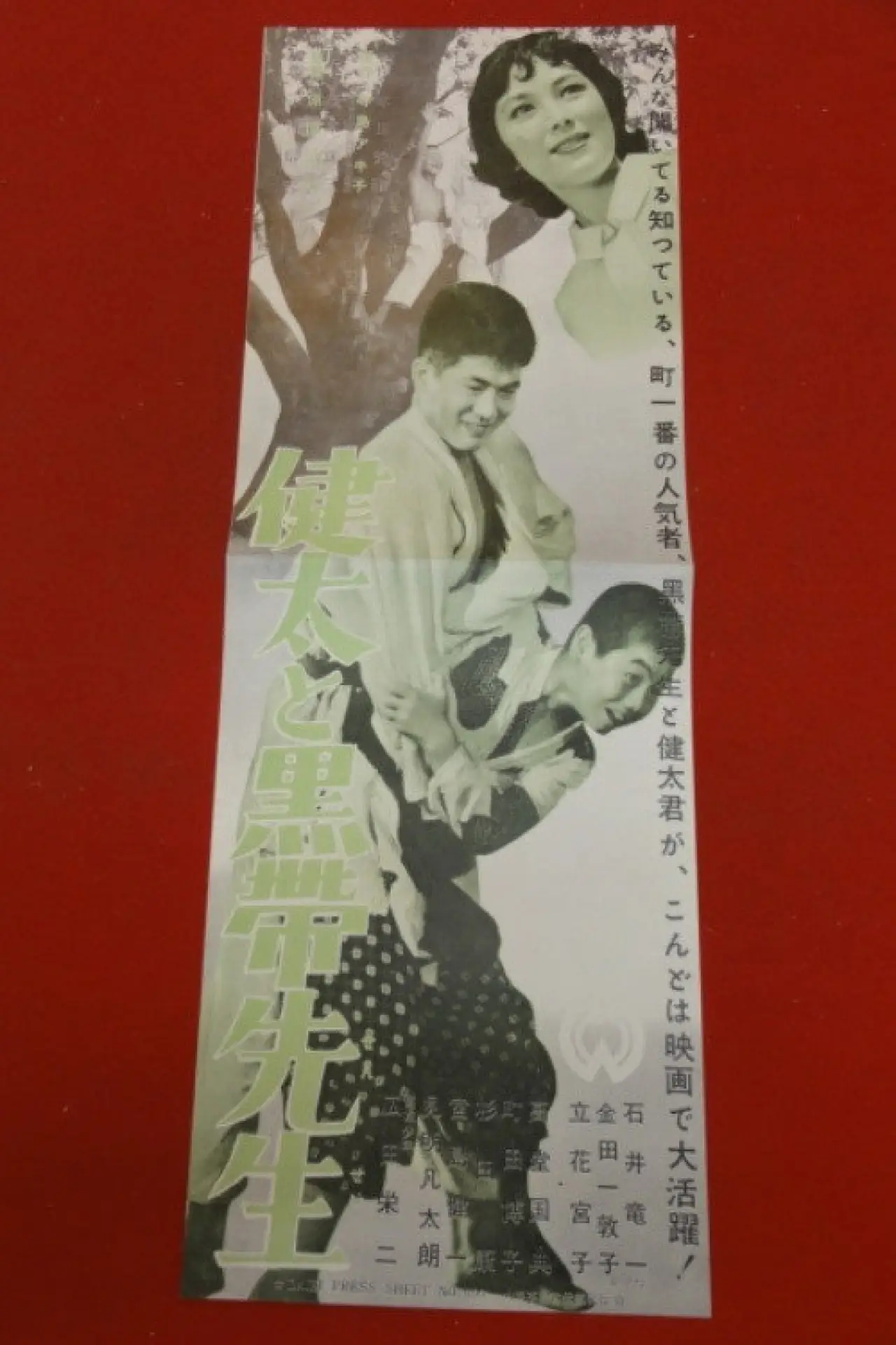 Movie poster "Kenta to kurotai sensei"