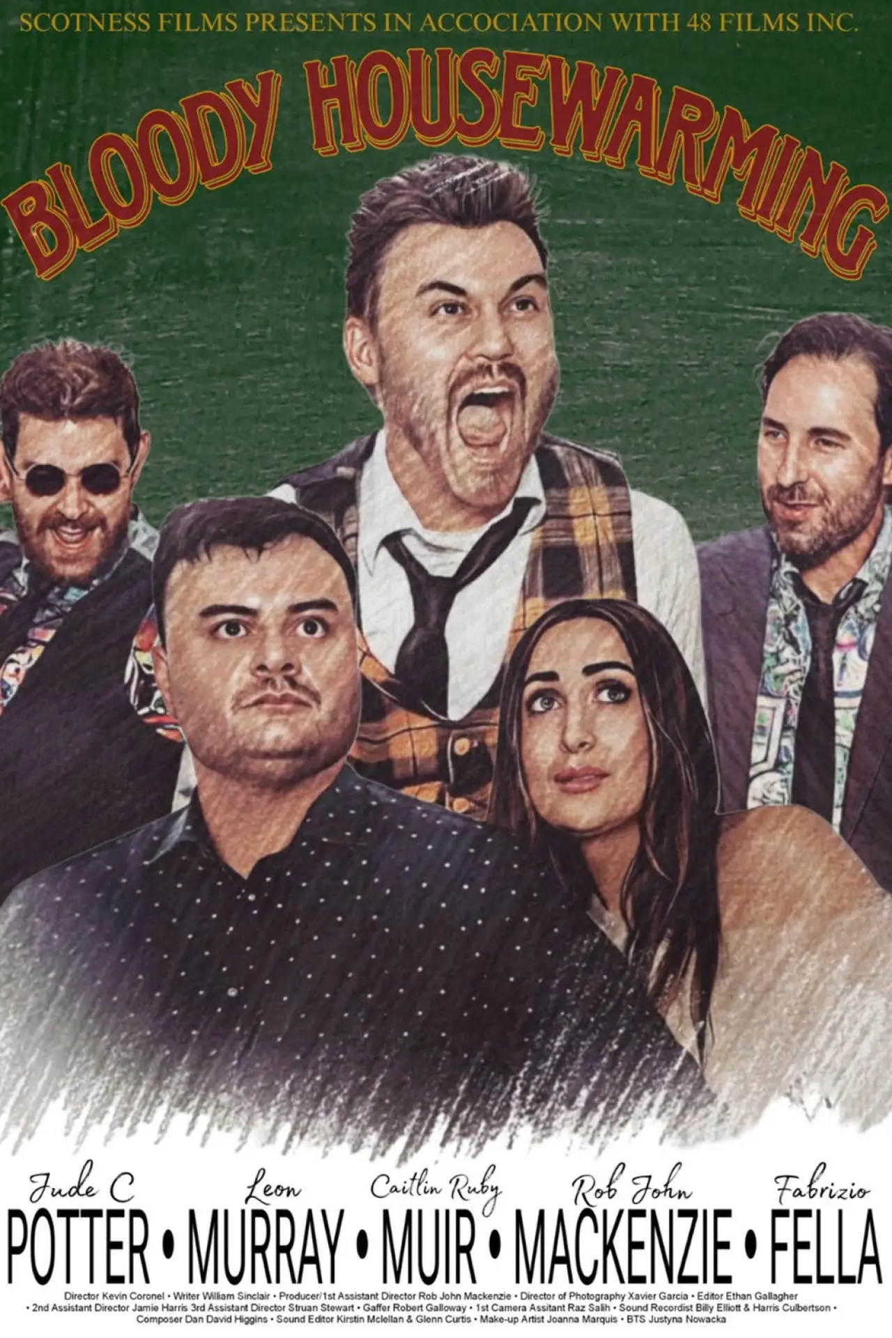 Movie poster "Bloody Housewarming"