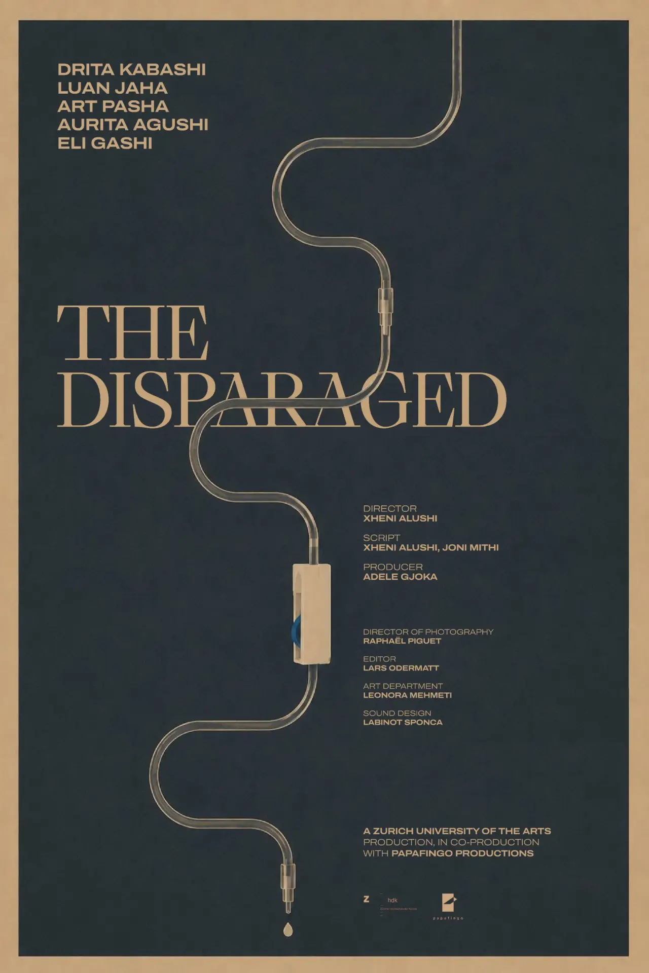 Movie poster "The Disparaged"