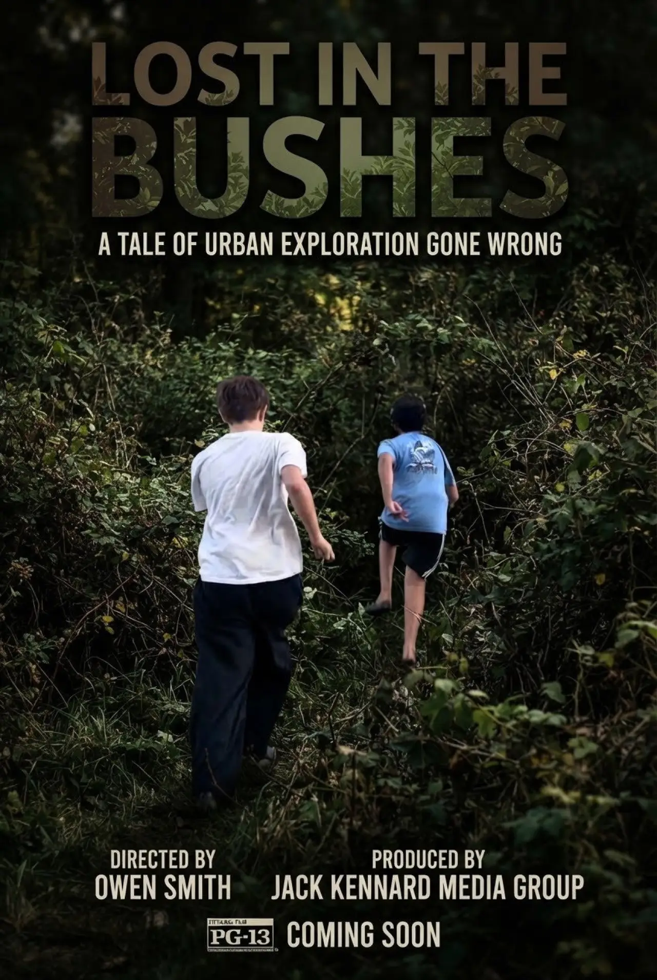 Movie poster "Lost In The Bushes"