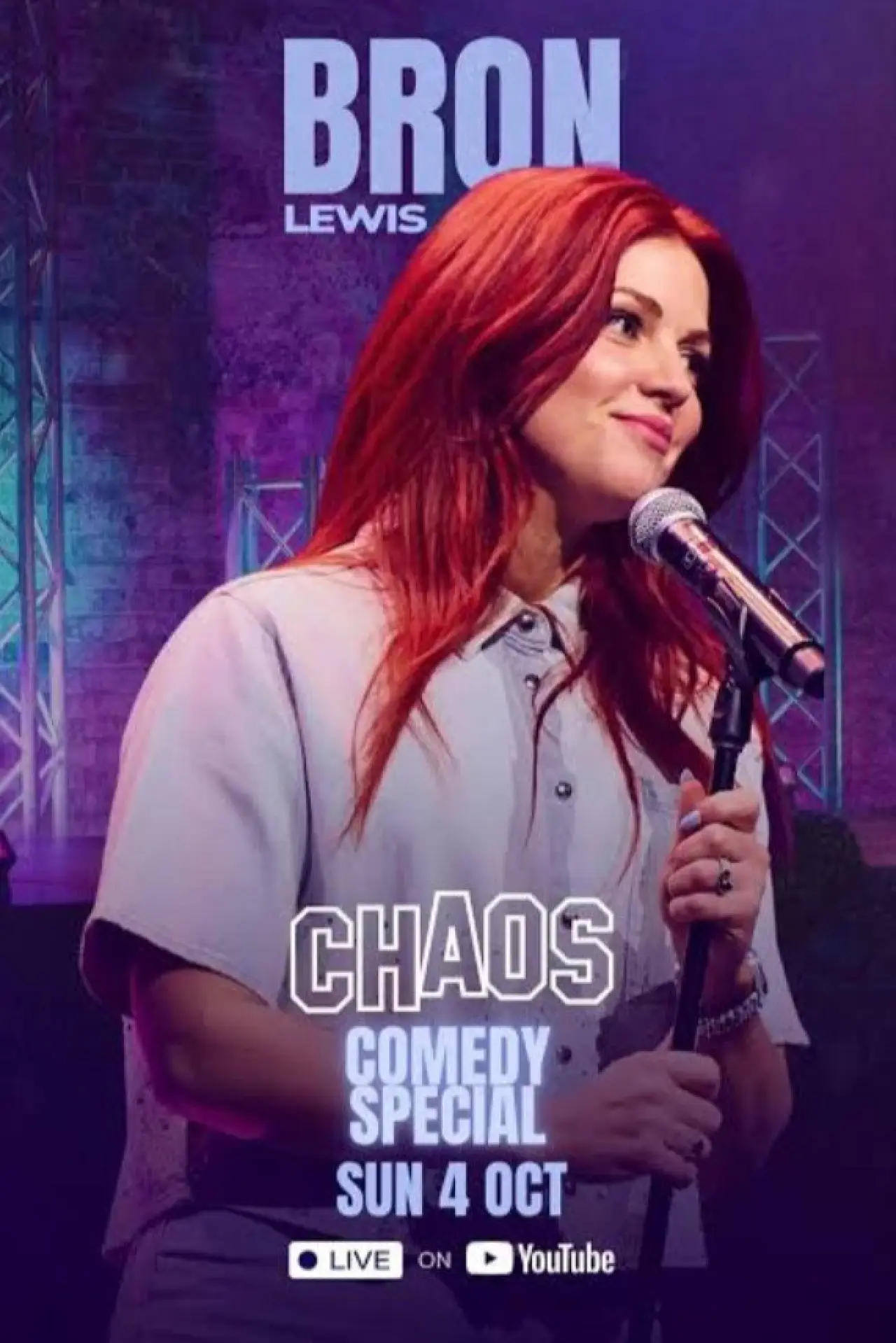 Movie poster "Bron Lewis - Chaos"
