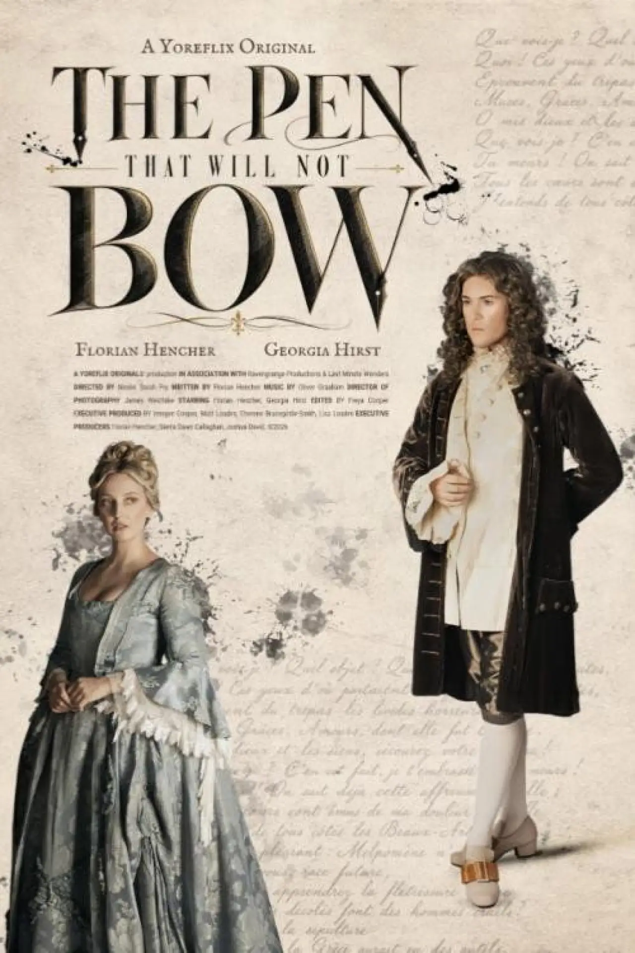 Movie poster "The Pen That Will Not Bow"