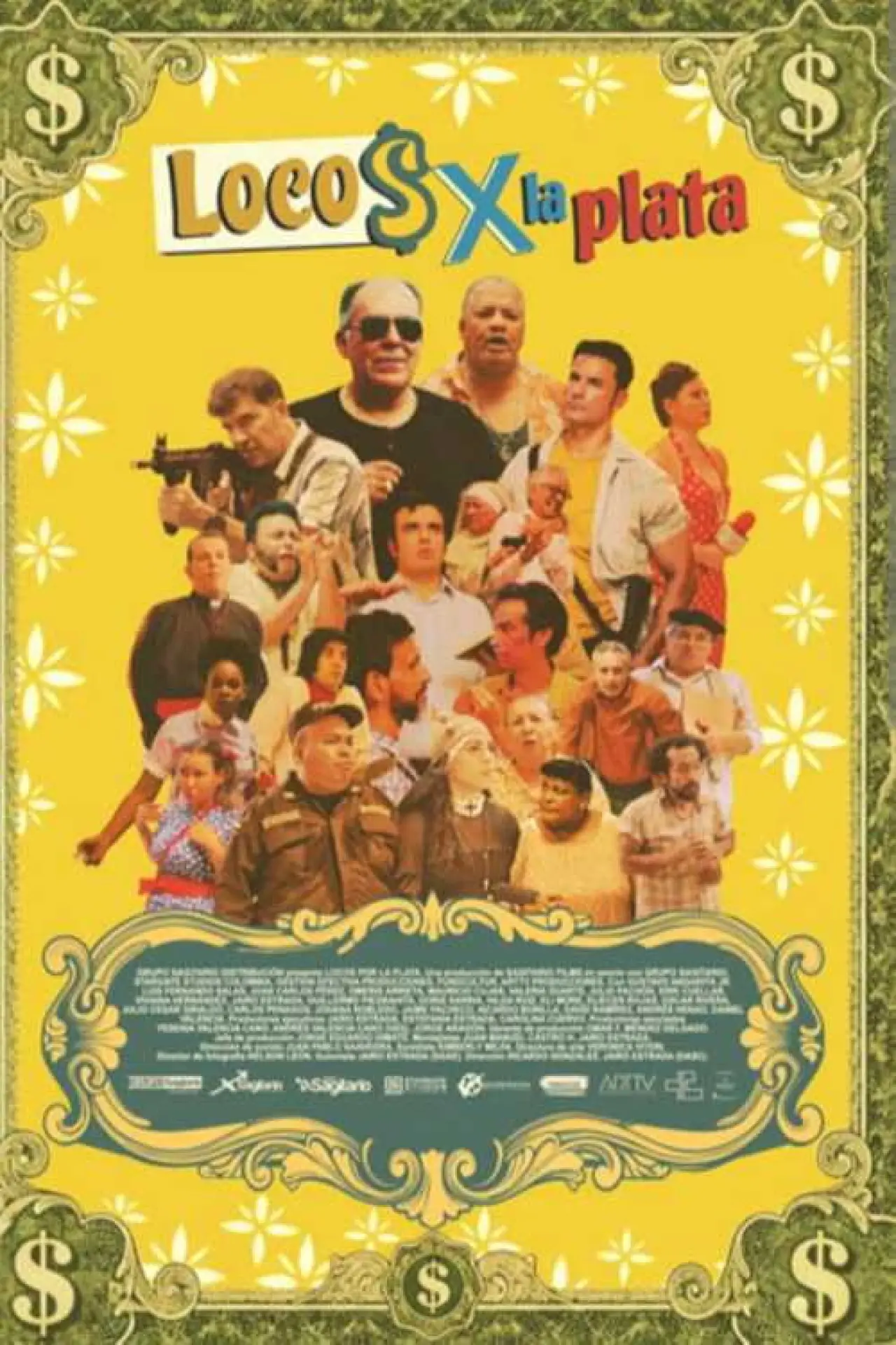 Movie poster "Locos por la plata"