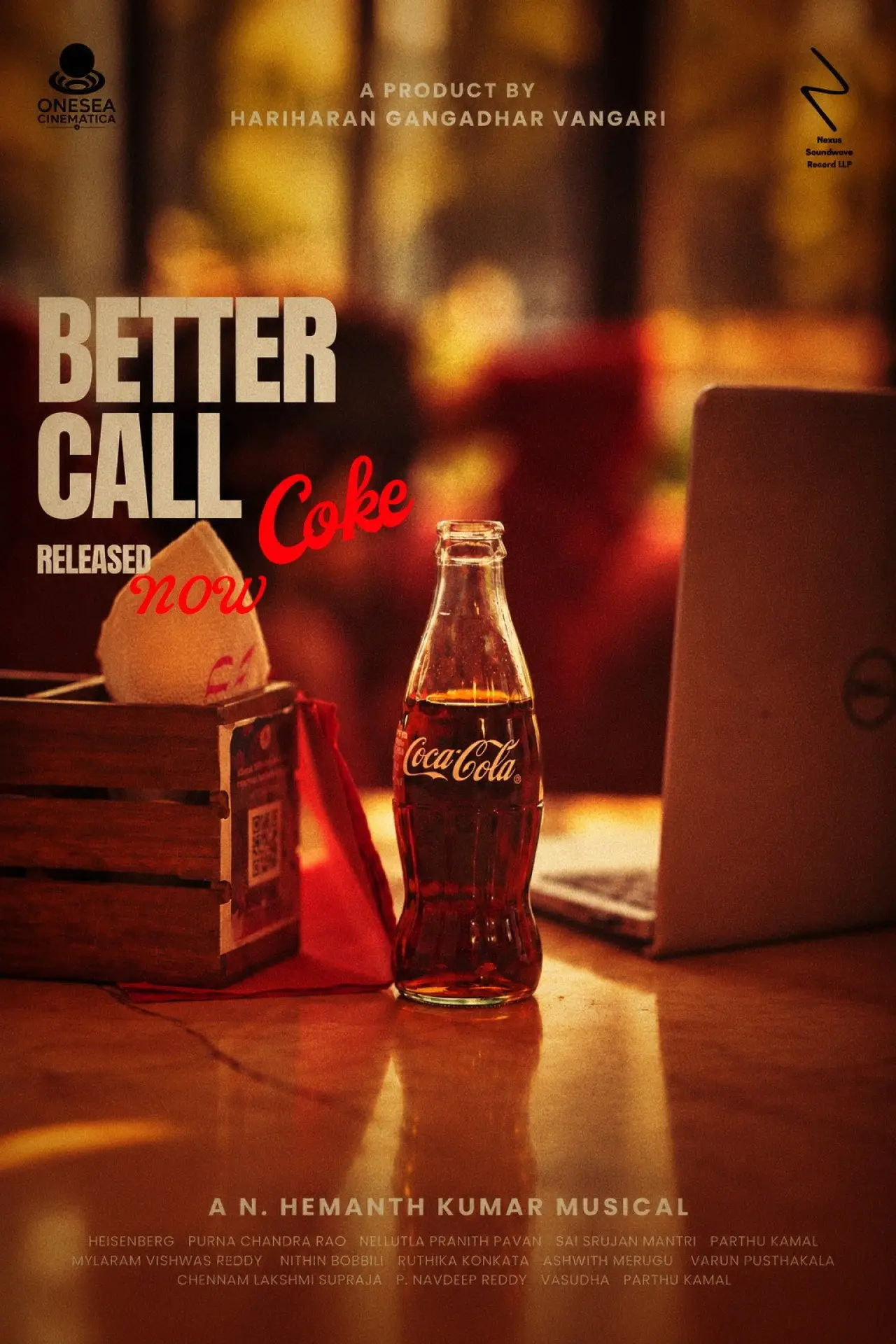 Movie poster "Better call coke"