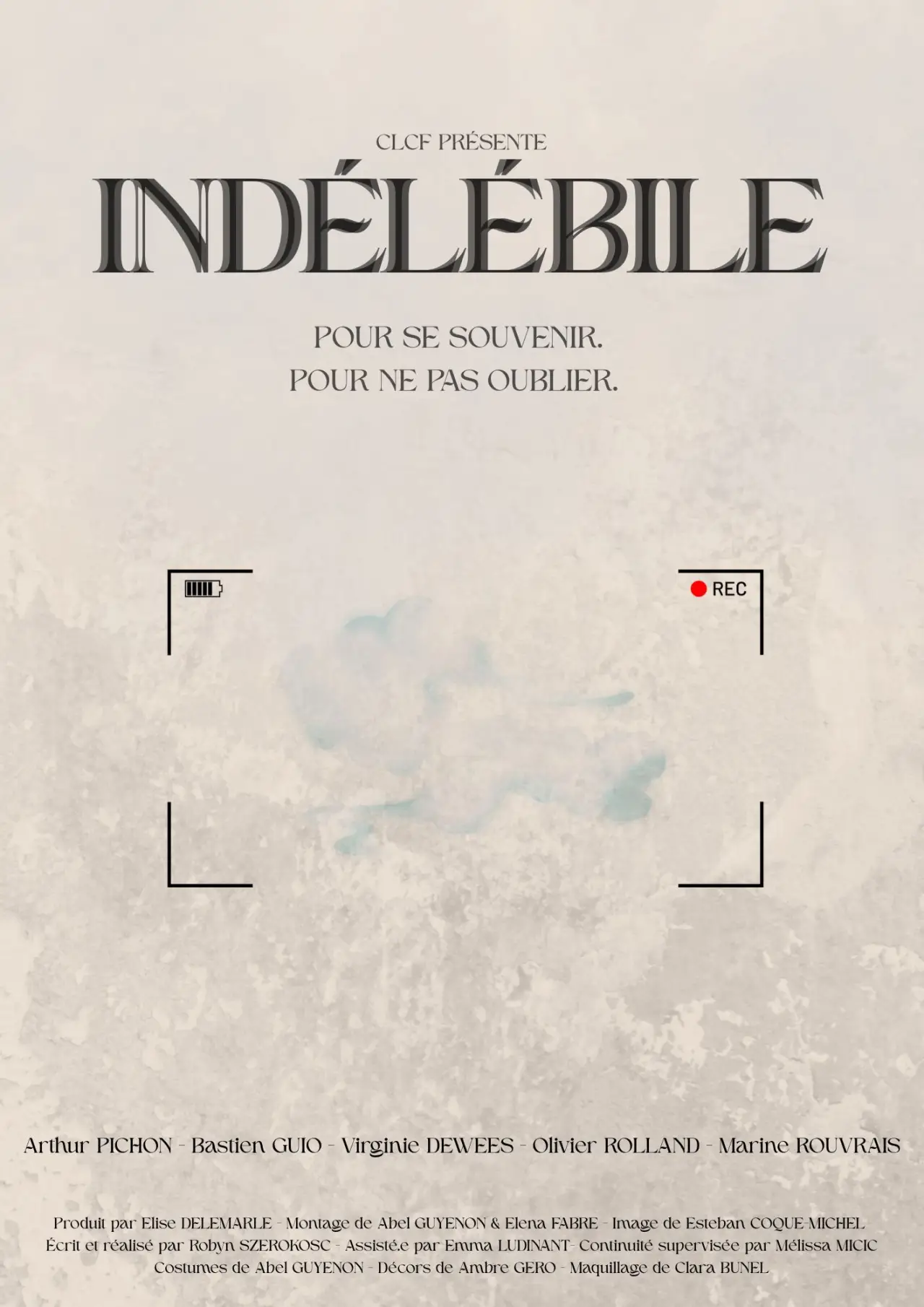 Movie poster "Indelible"