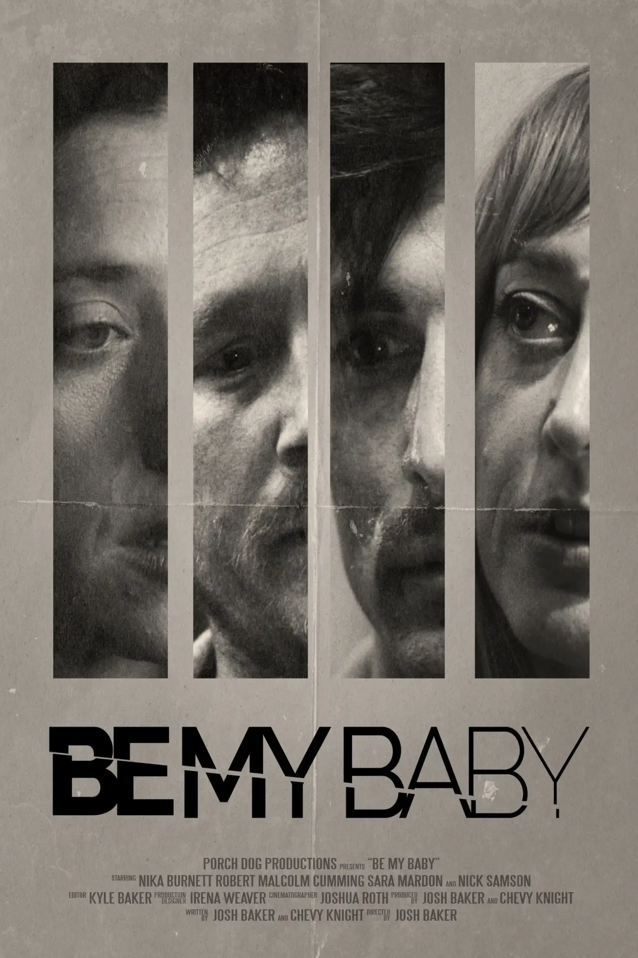 Movie poster "Be My Baby"
