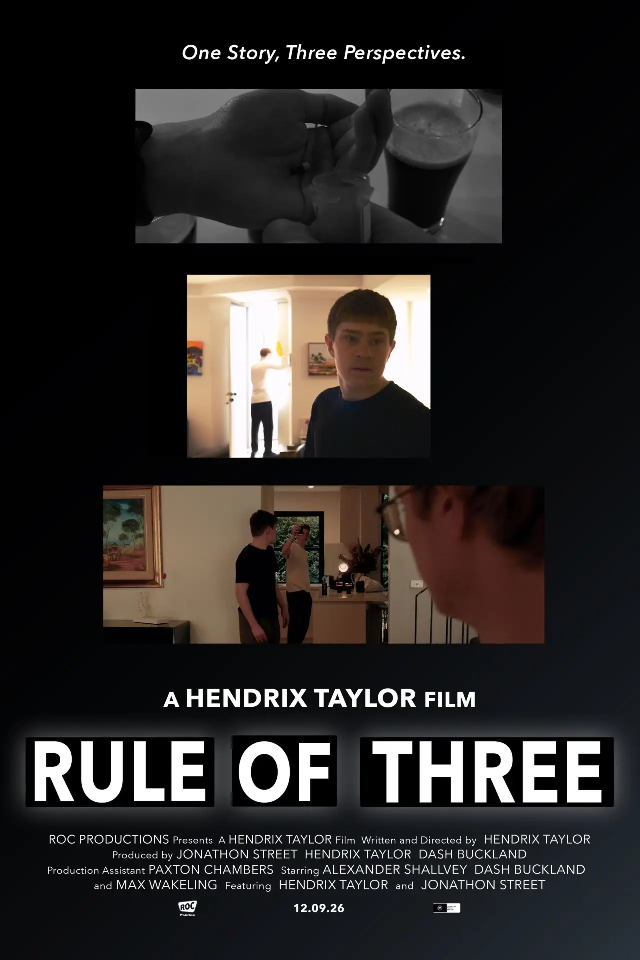 Movie poster "Rule of Three"