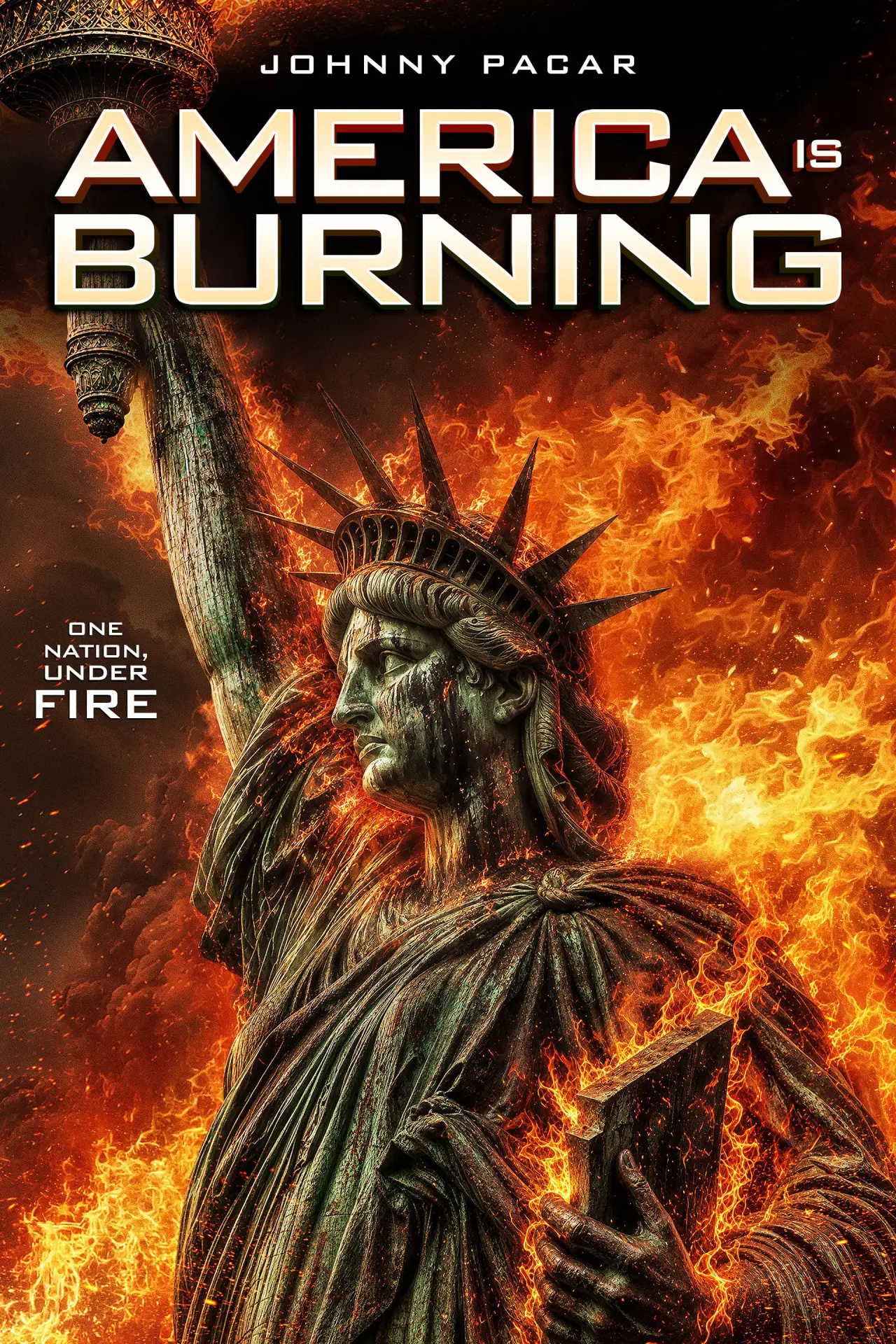 Movie poster "America is Burning"