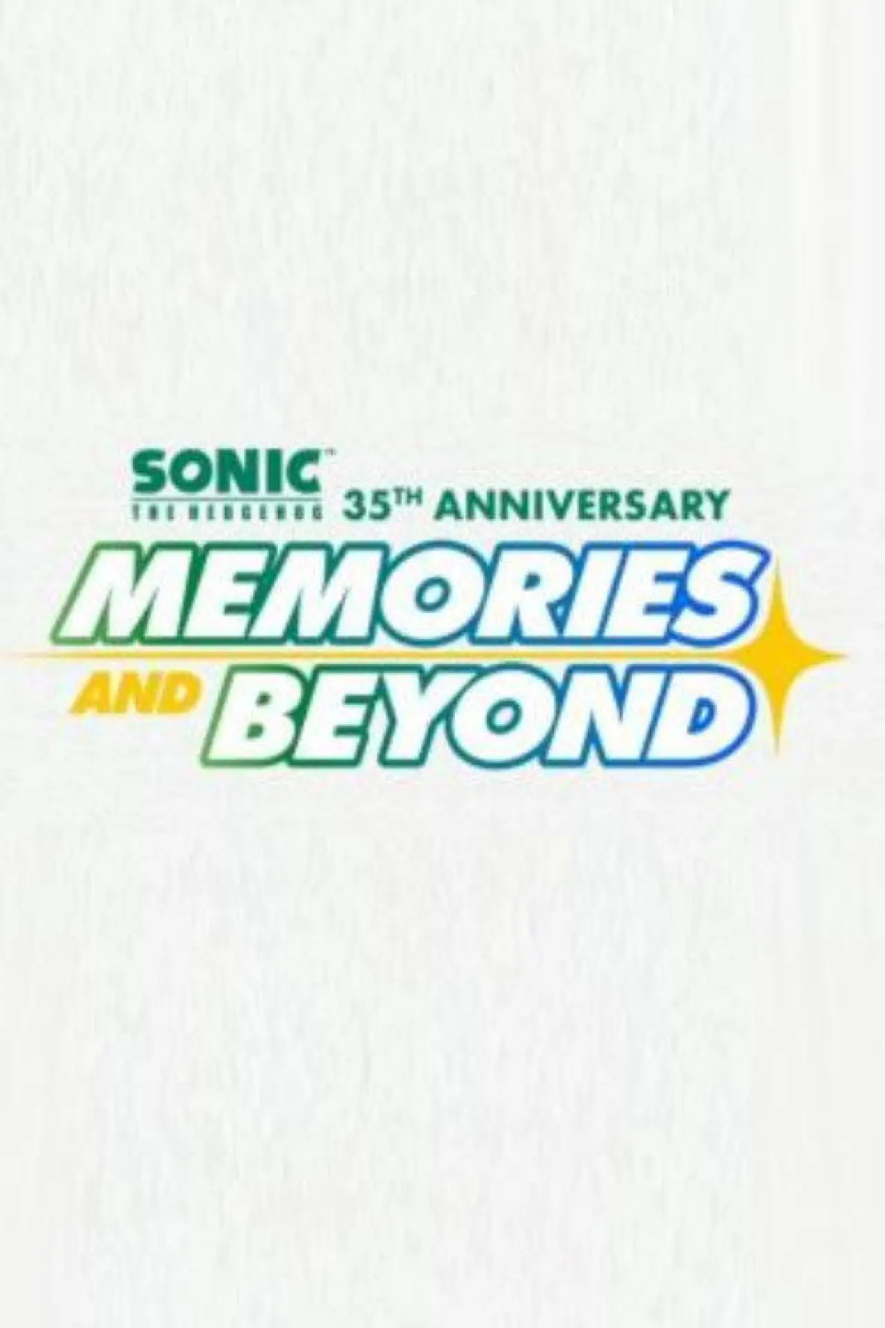 Movie poster "Sonic the Hedgehog: Memories And Beyond"