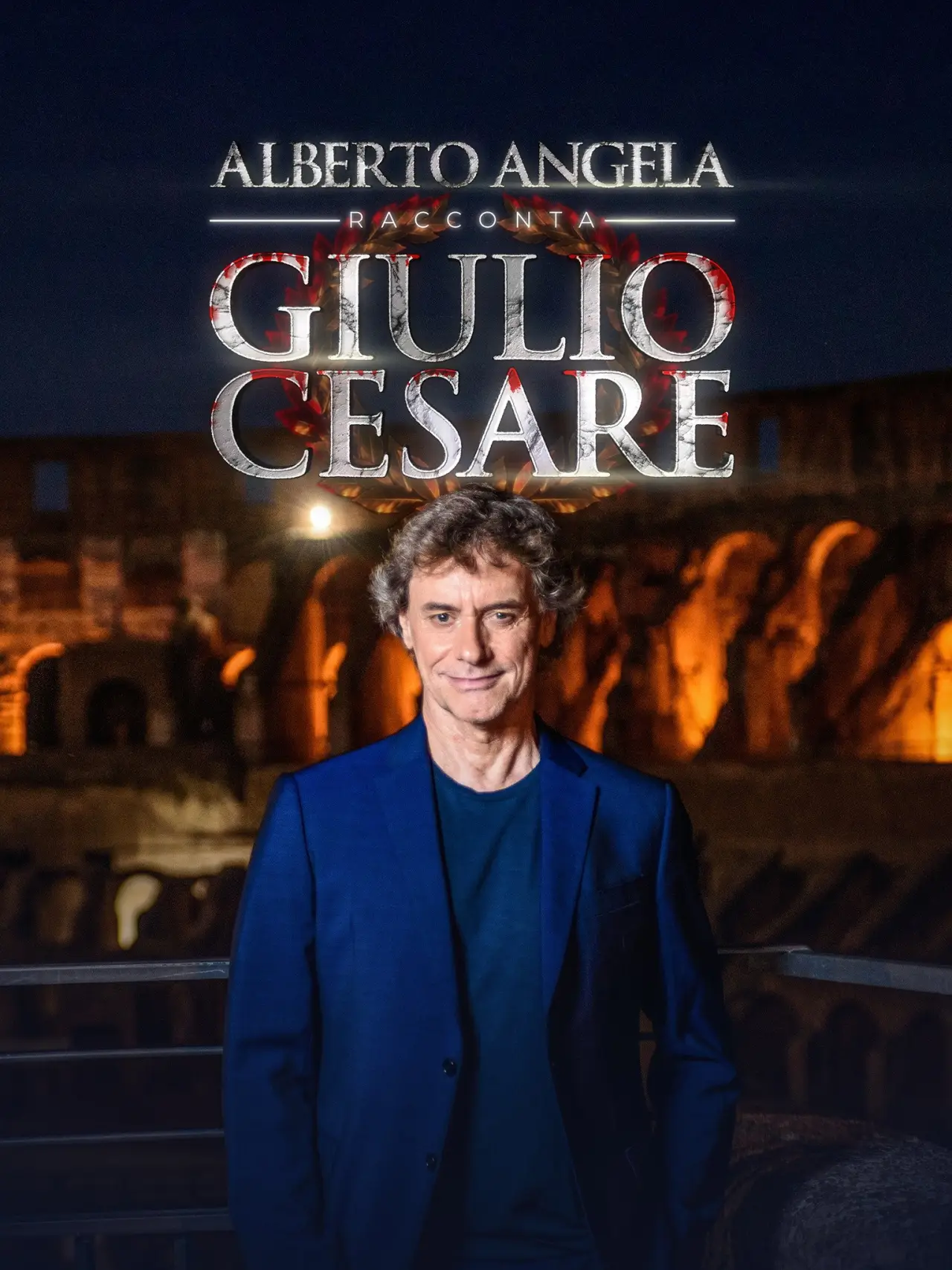 Movie poster "Alberto Angela tells Julius Caesar"