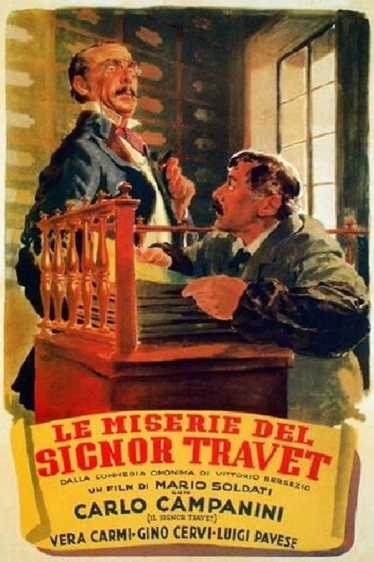 Movie poster "The Misery of Mr. Travet"