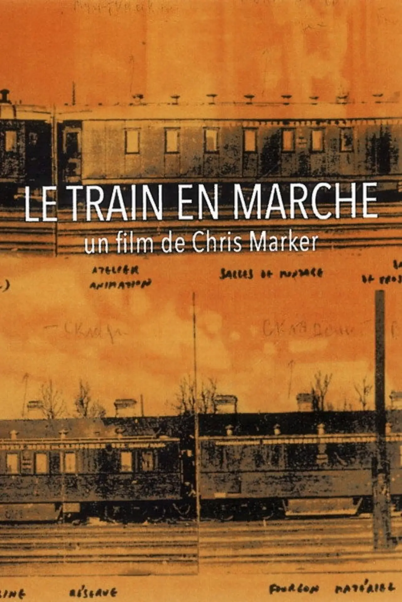 Movie poster "The Train Rolls On"