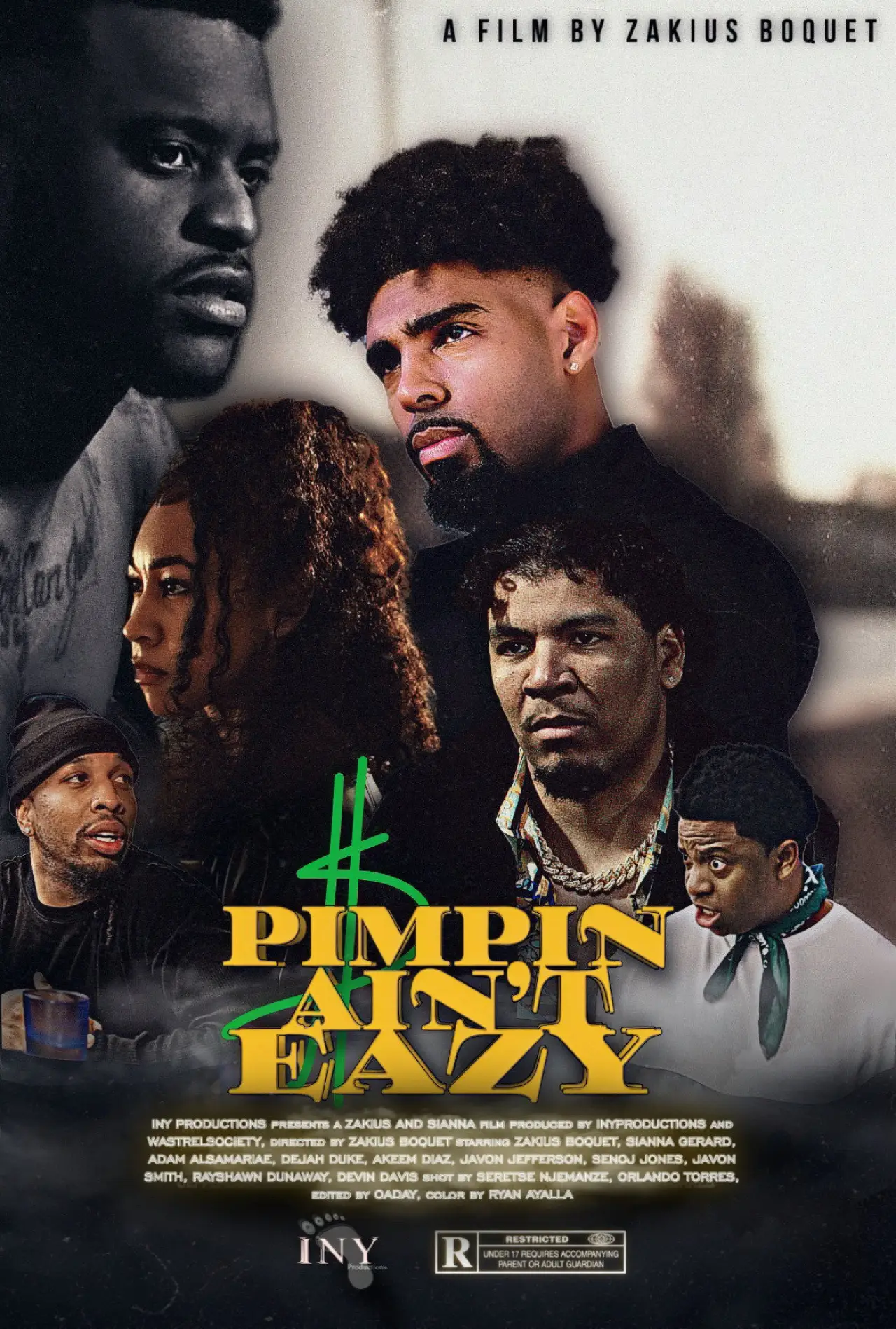 Movie poster "Pimpin ‘  Ain’t Eazy"