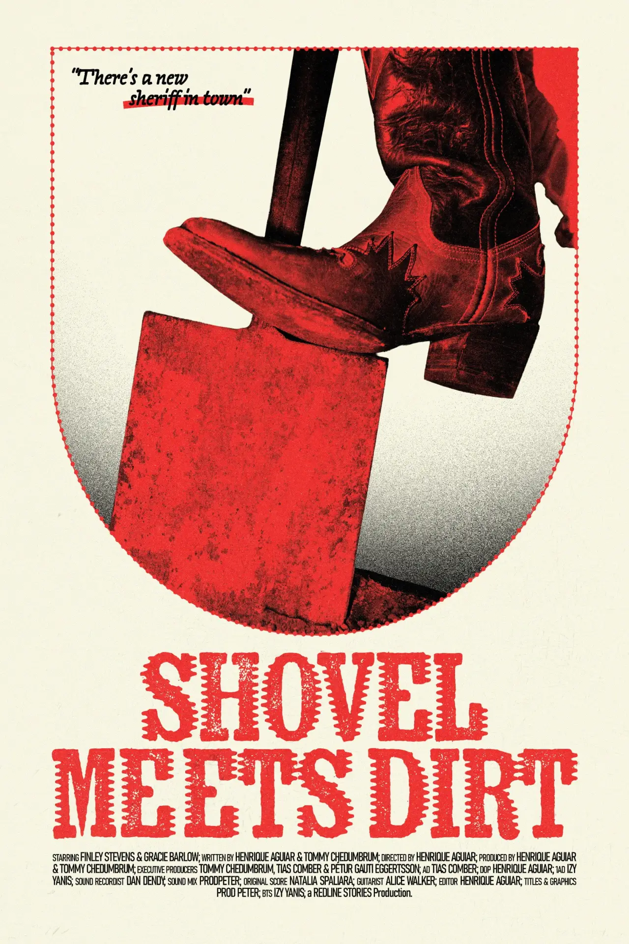 Movie poster "Shovel meets dirt"