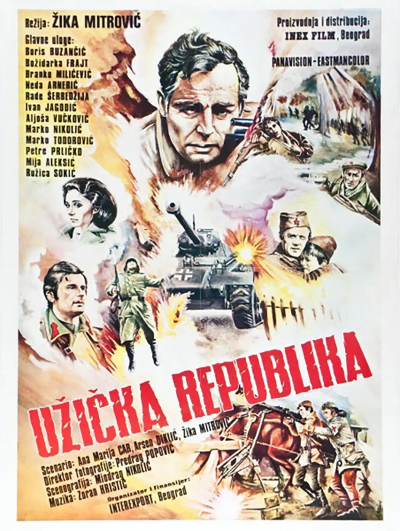 Movie poster "The Republic of Užice"