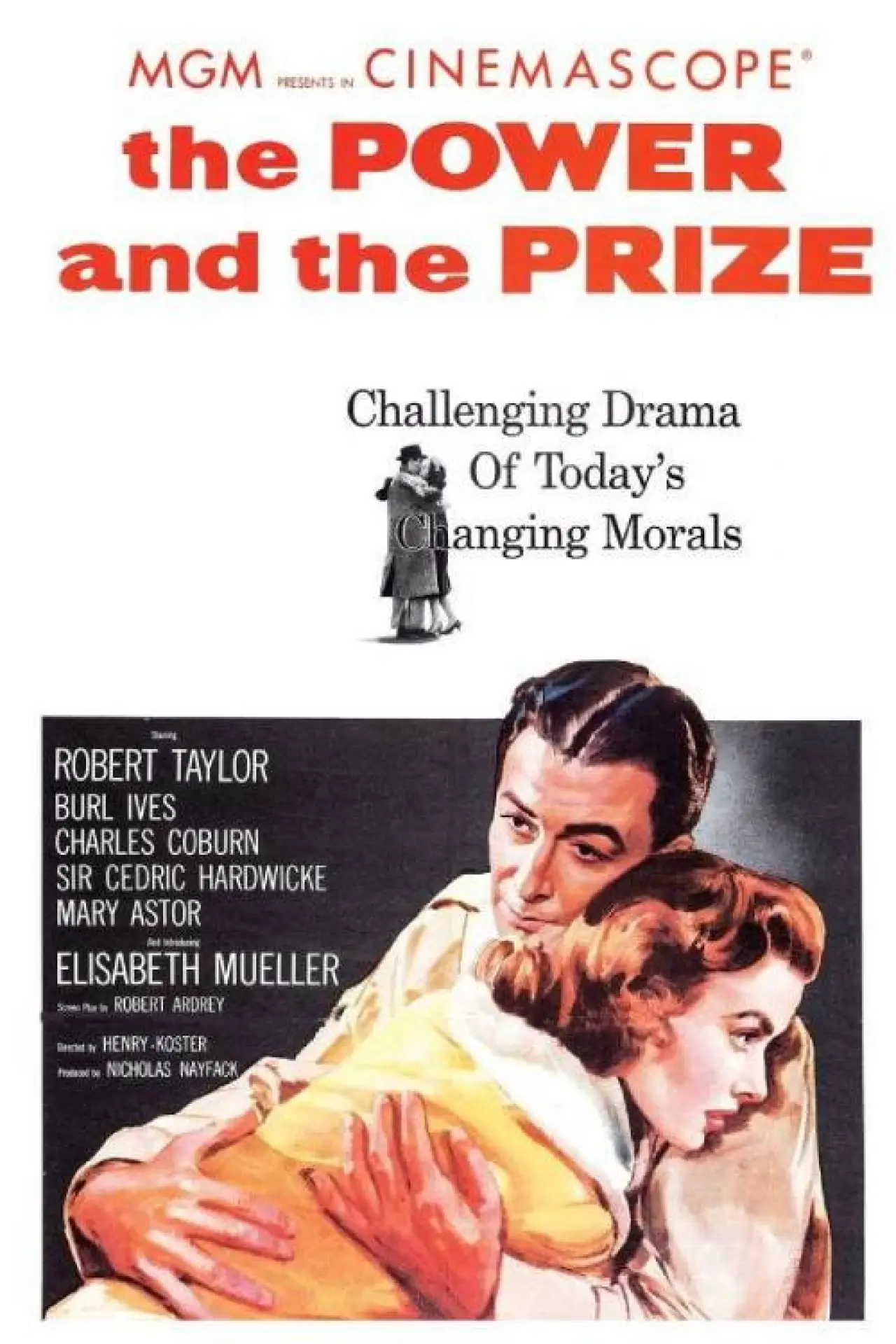 Movie poster "The Power and the Prize"