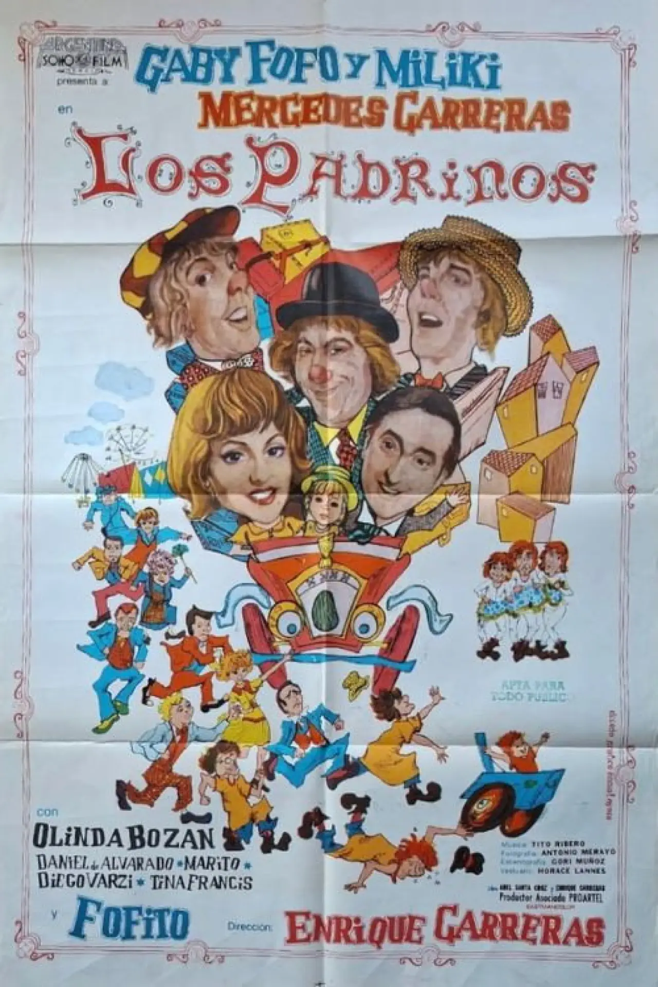 Movie poster "Los padrinos"