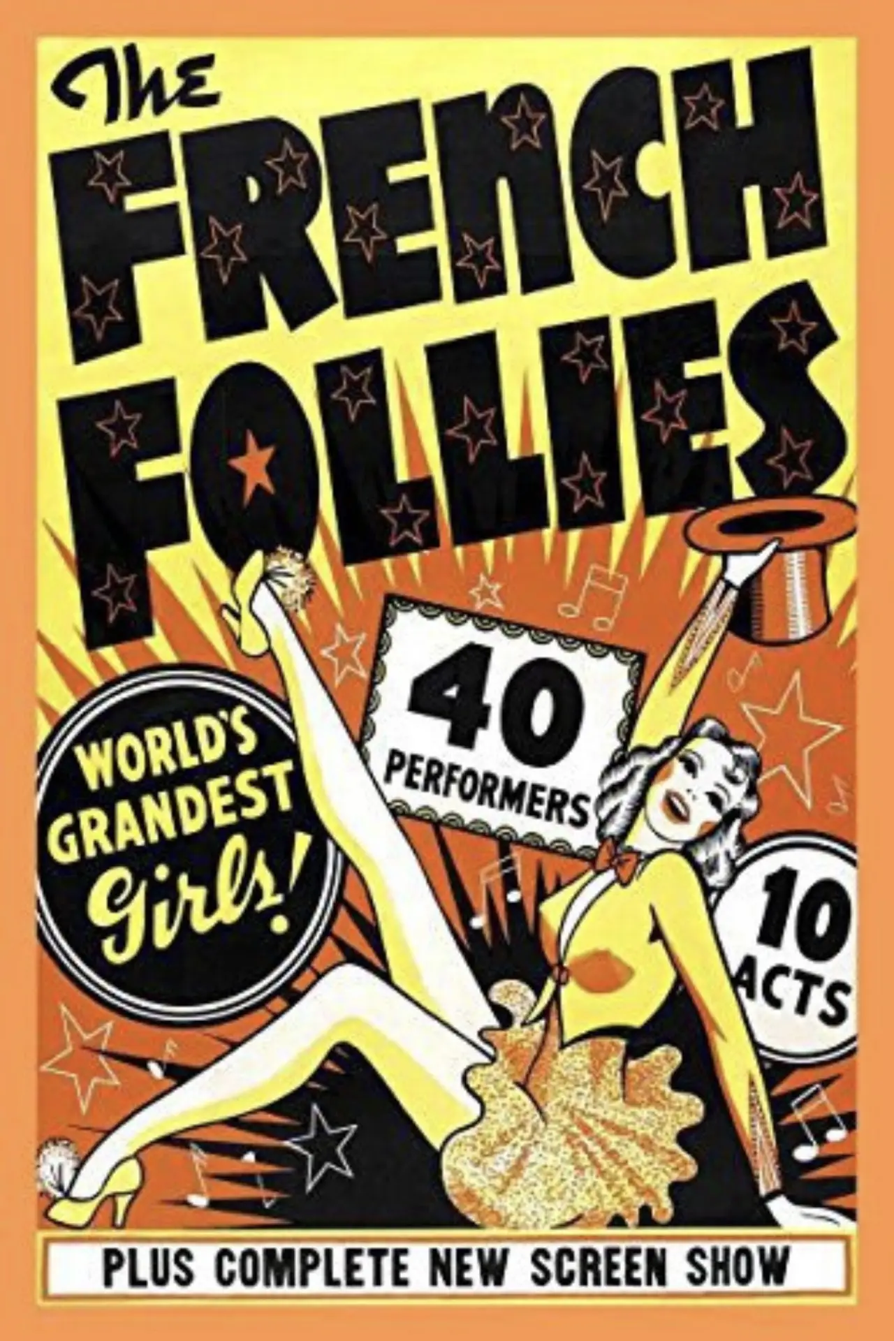 Movie poster "French Follies"