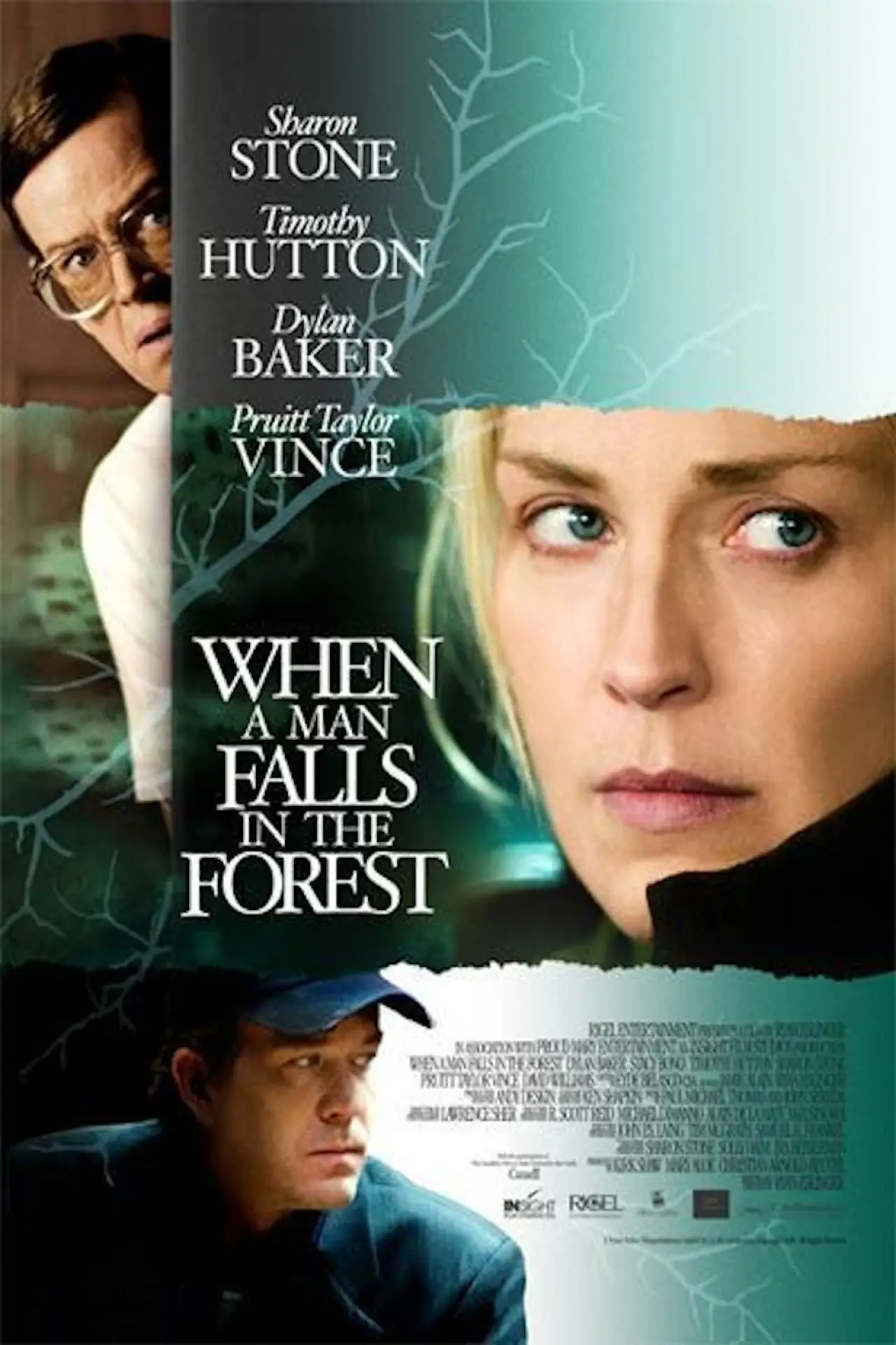 Movie poster "When A Man Falls In The Forest"