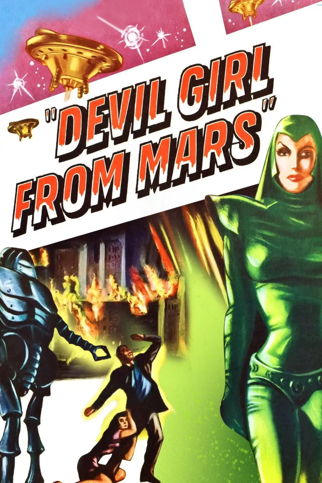Movie poster "Devil Girl from Mars"