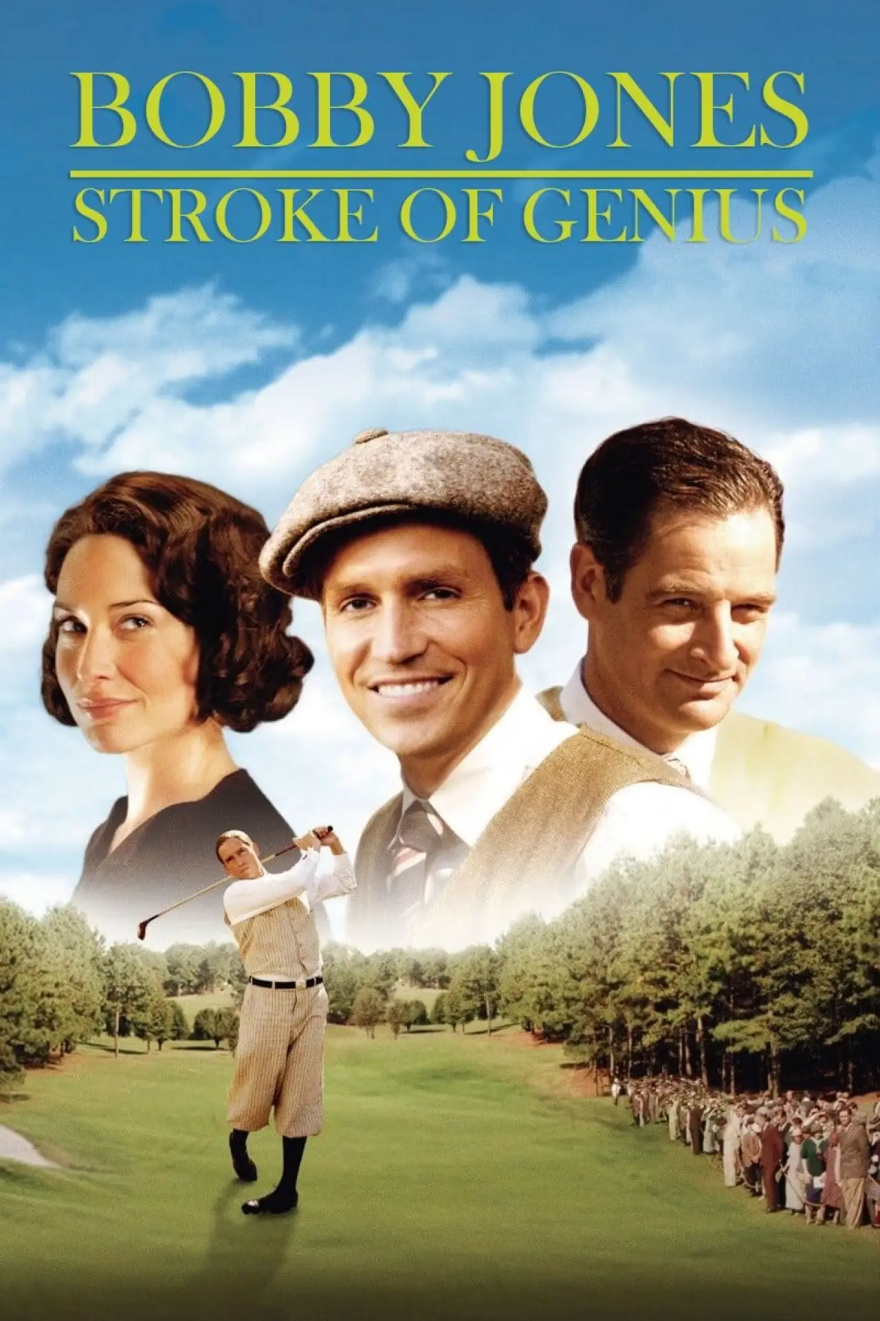 Movie poster "Bobby Jones: Stroke of Genius"