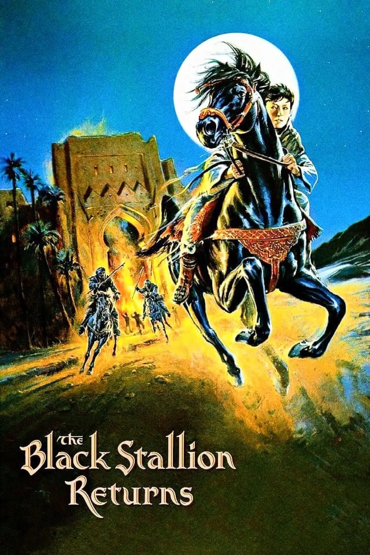 Movie poster "The Black Stallion Returns"