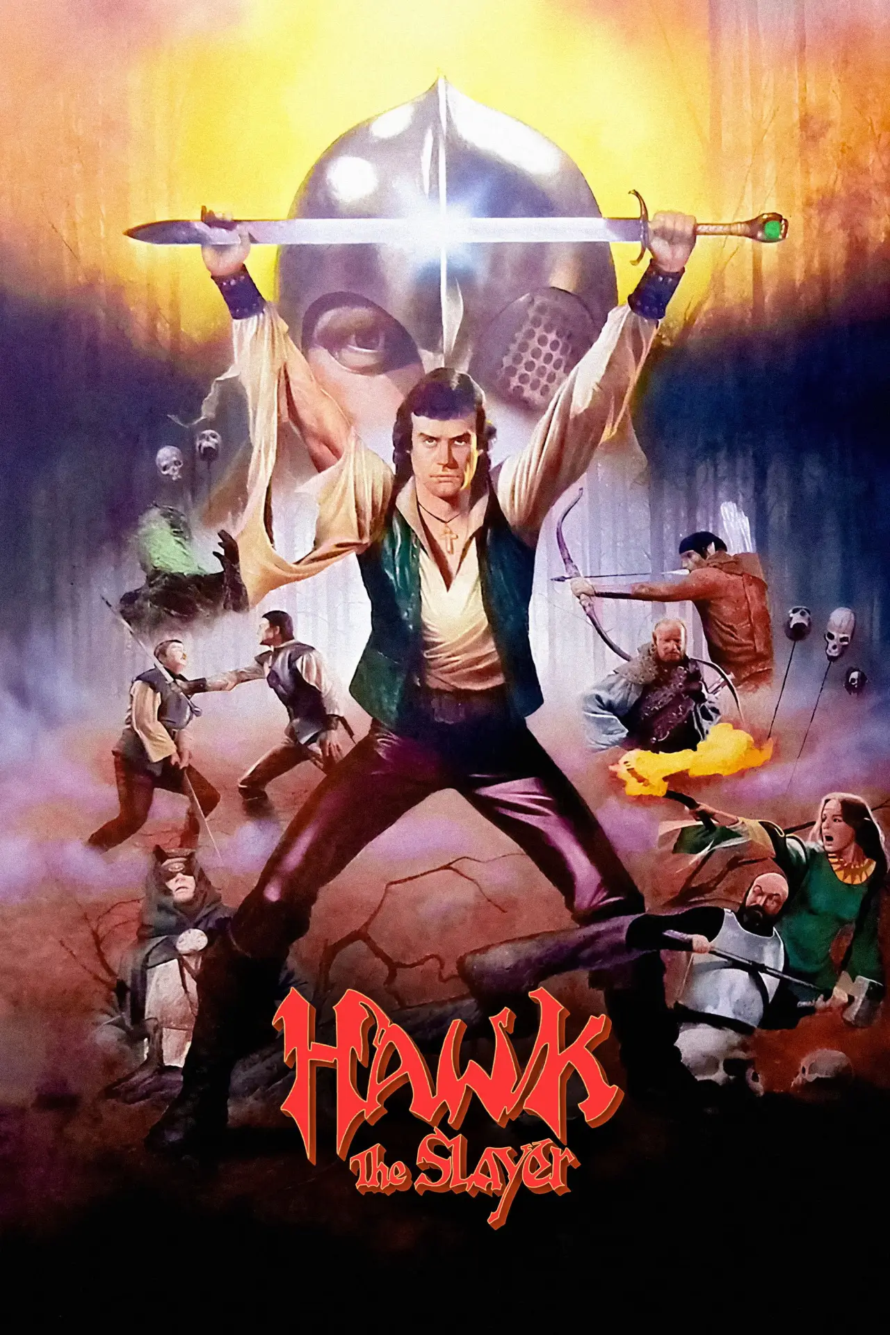 Movie poster "Hawk the Slayer"