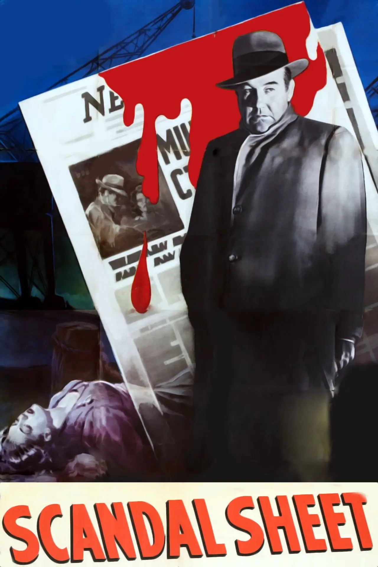 Movie poster "Scandal Sheet"