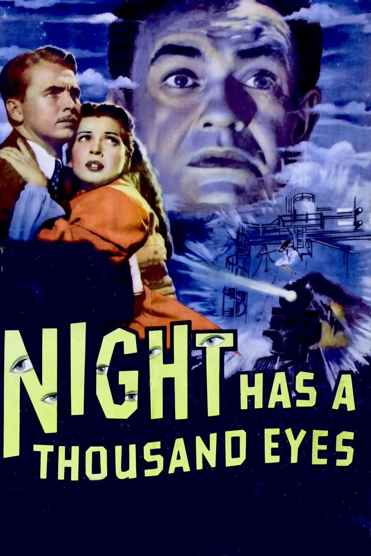 Movie poster "Night Has a Thousand Eyes"