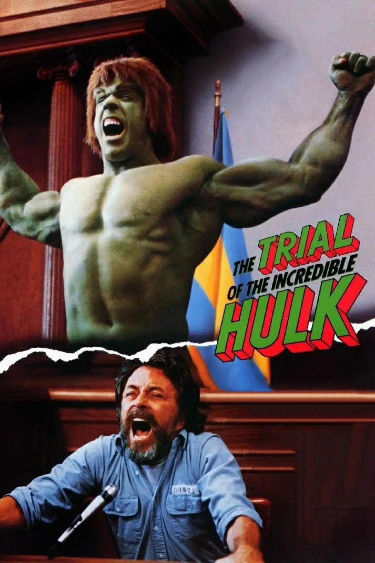 Movie poster "The Trial of the Incredible Hulk"