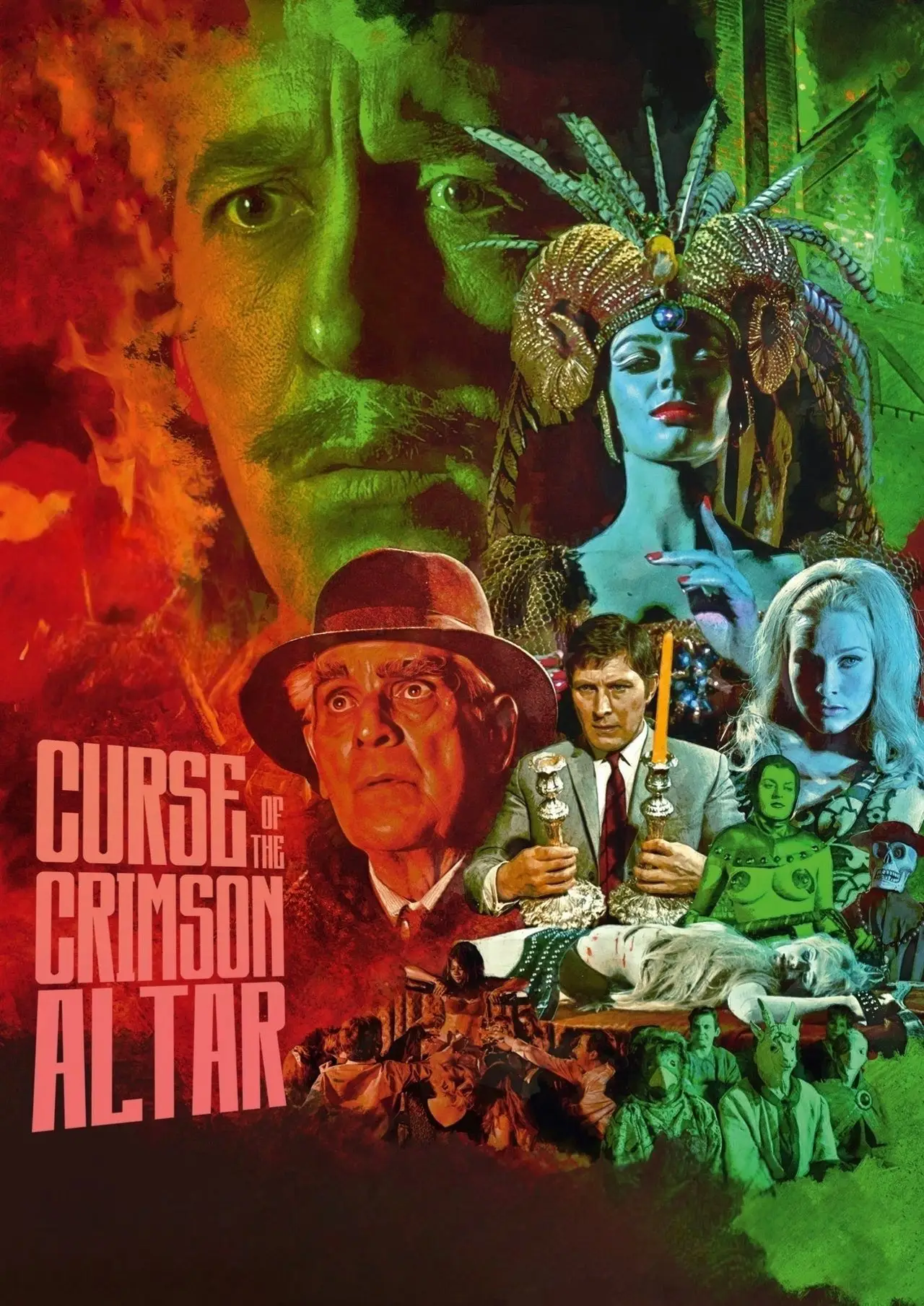 Movie poster "Curse of the Crimson Altar"